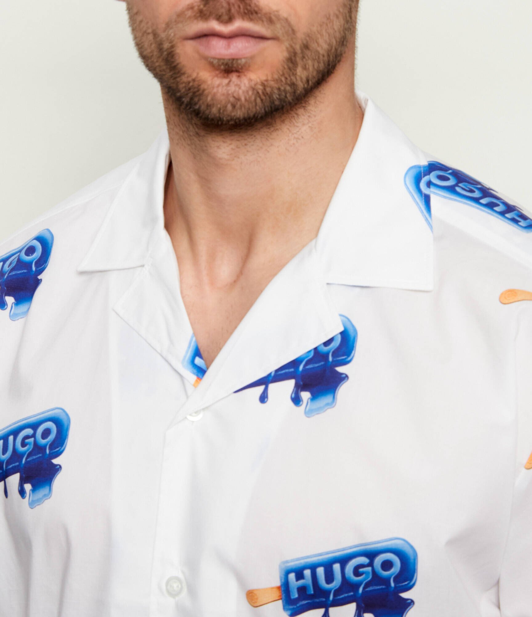 HUGO Blue Cămașă Eligino | Loose fit