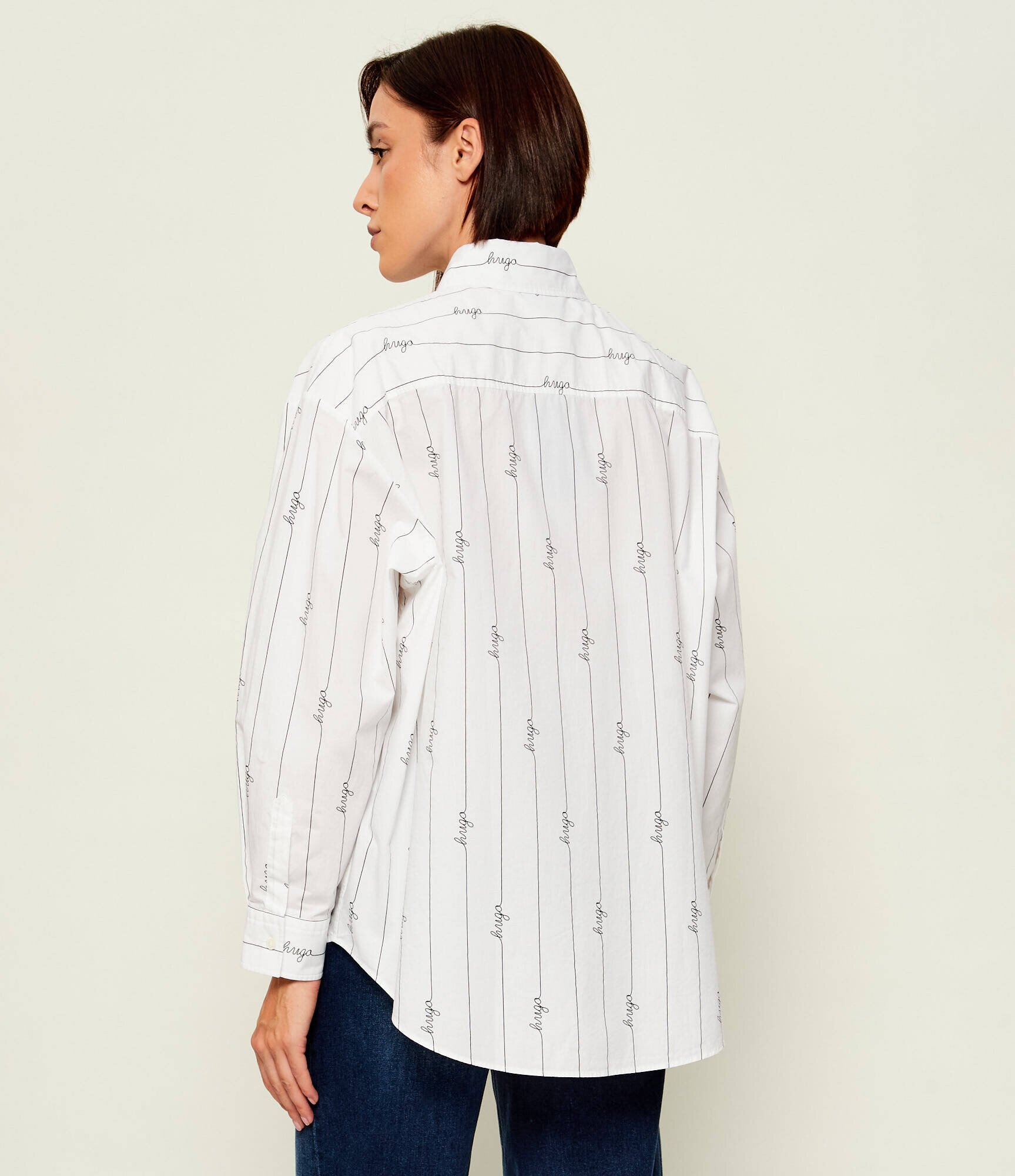 HUGO Blue Cămașă Elisana_B | Oversize fit