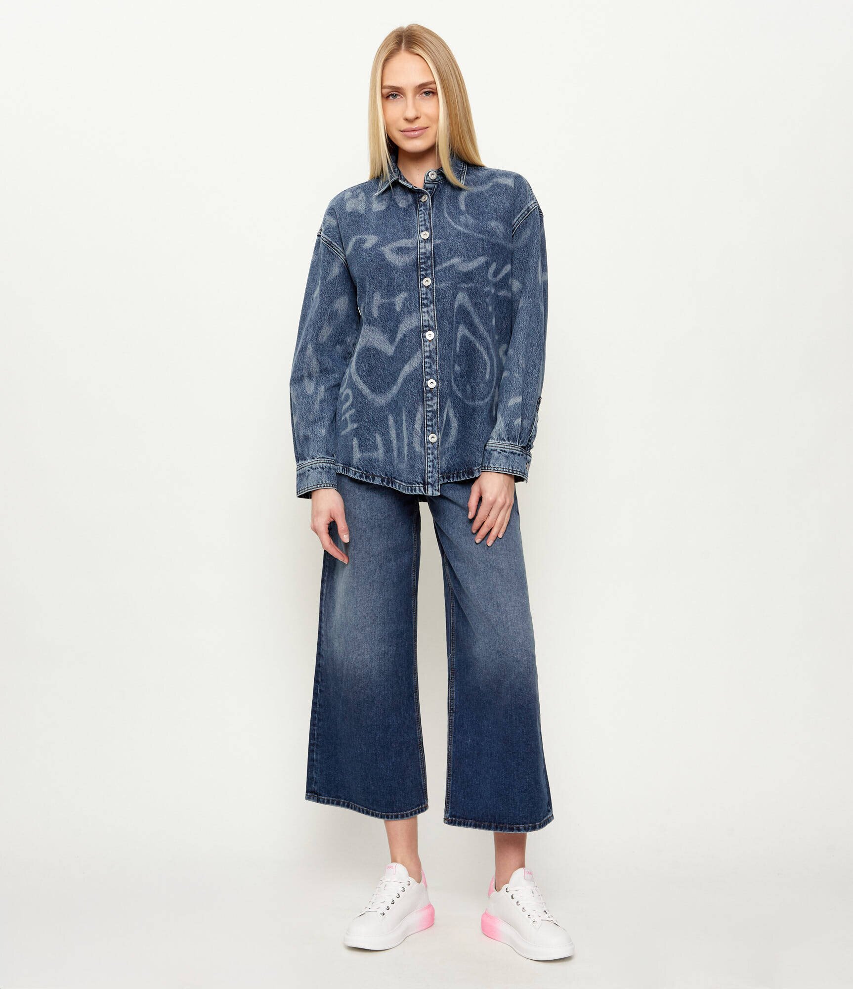 HUGO Blue De blugi cămașă Garesa_4_B | Oversize fit