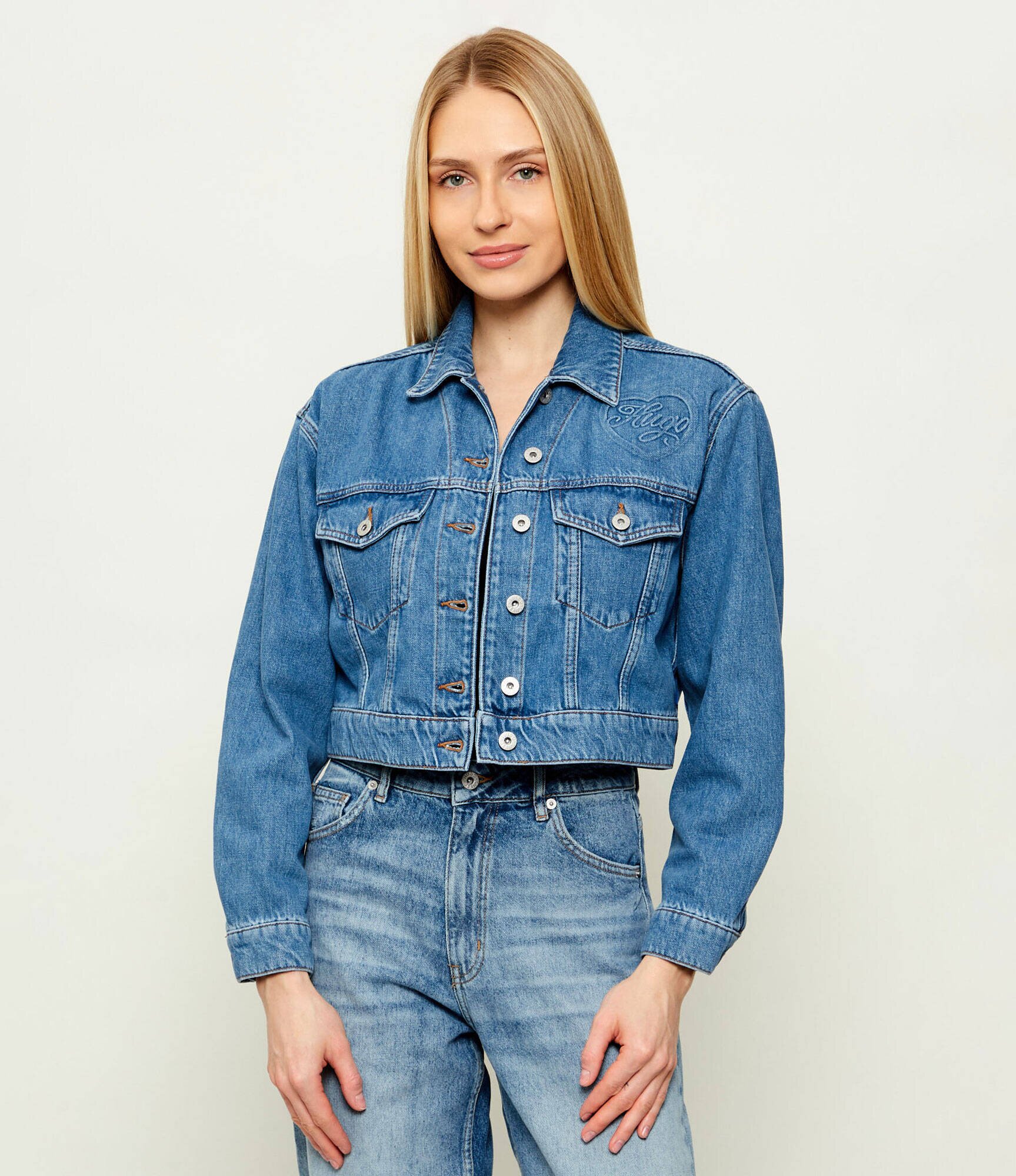 HUGO Blue De blugi geacă Galatea_B | Cropped Fit