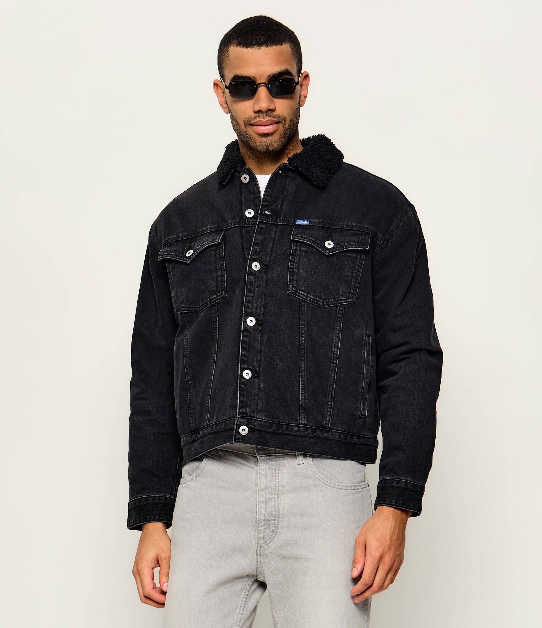 HUGO Blue Geacă de blug Dex/1 | regular fit | shearling