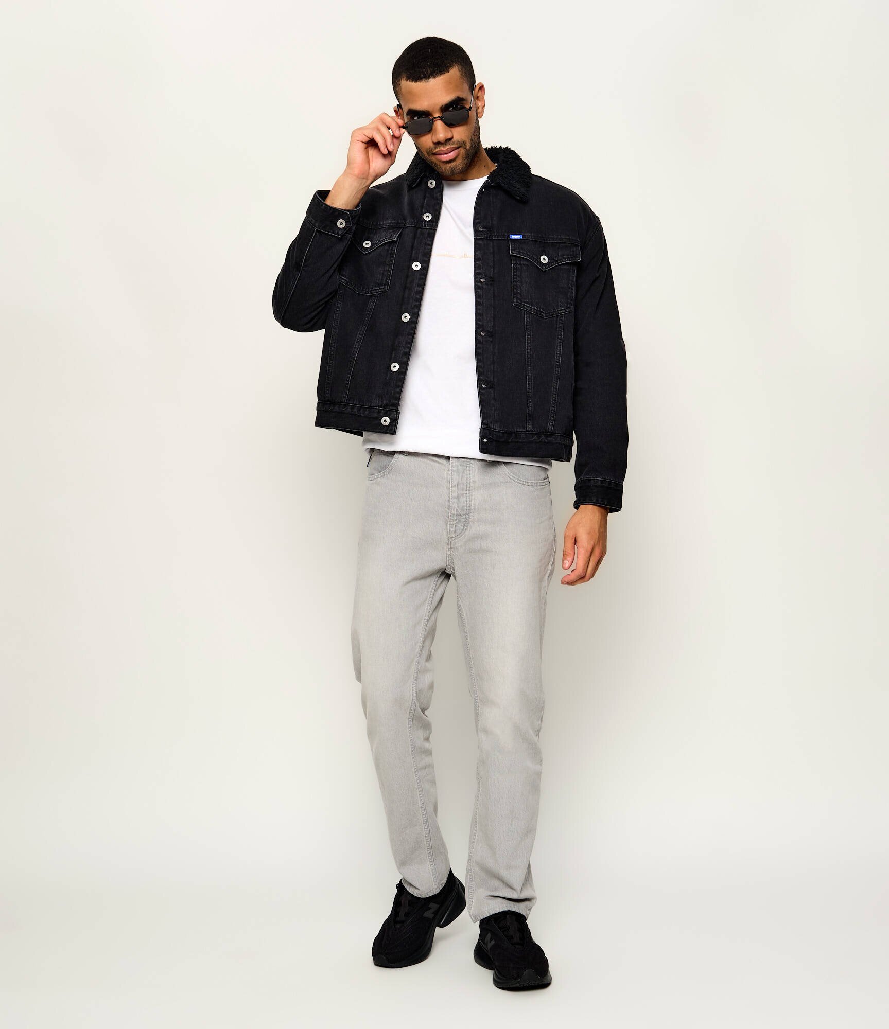 HUGO Blue Geacă de blug Dex/1 | regular fit | shearling