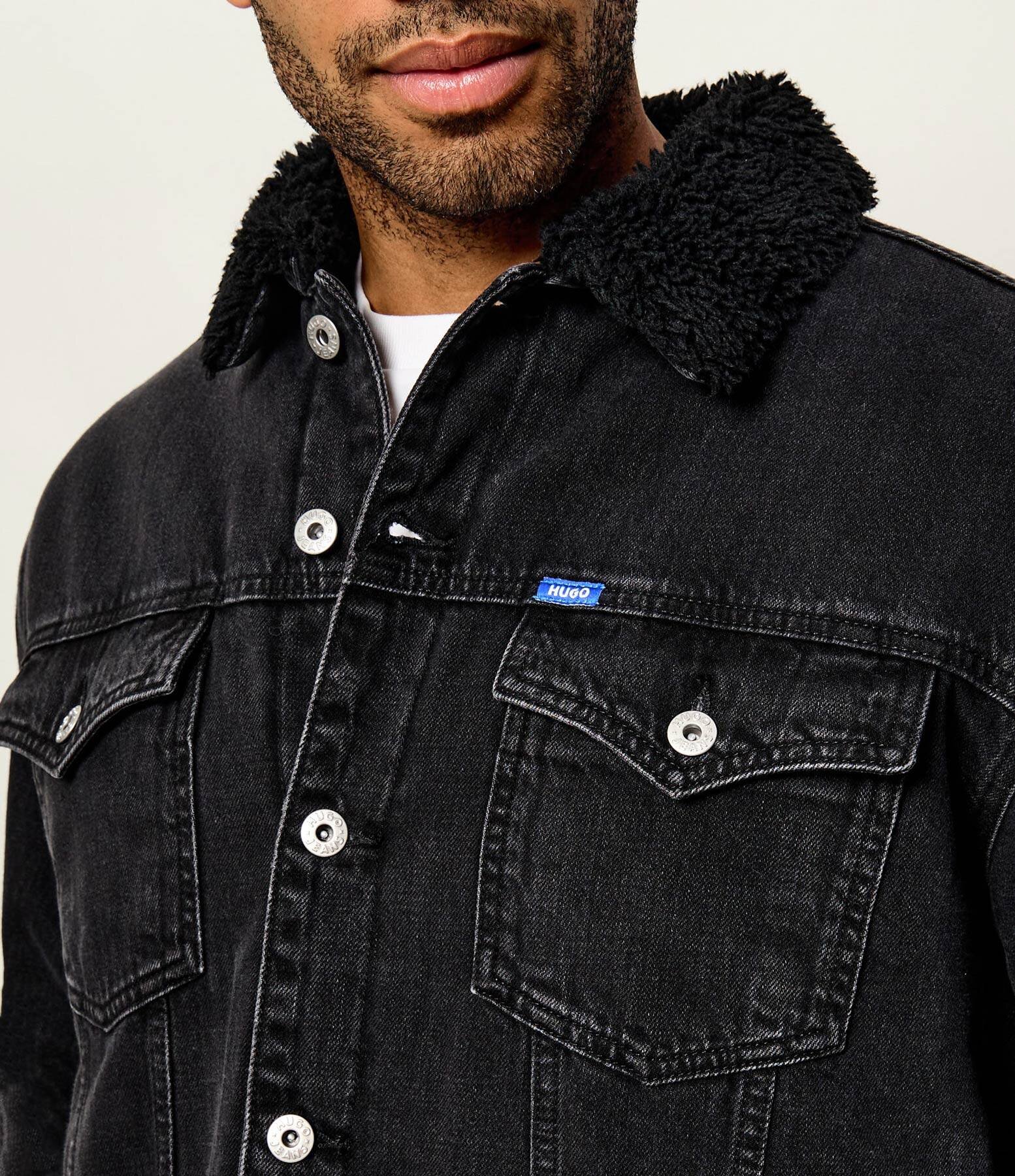 HUGO Blue Geacă de blug Dex/1 | regular fit | shearling