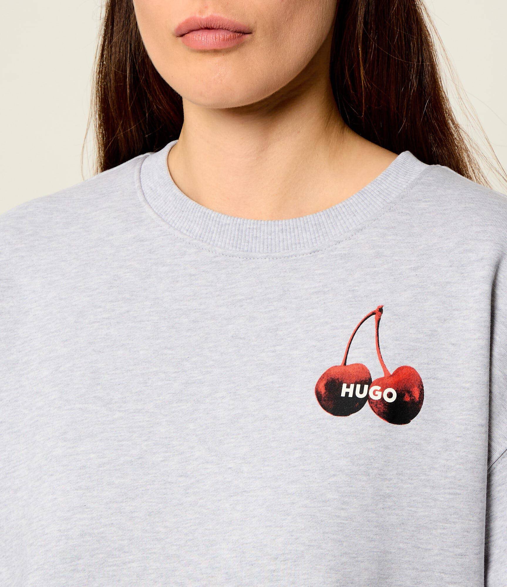 HUGO Blue Hanorac Classic Crew_B_4 | Relaxed fit