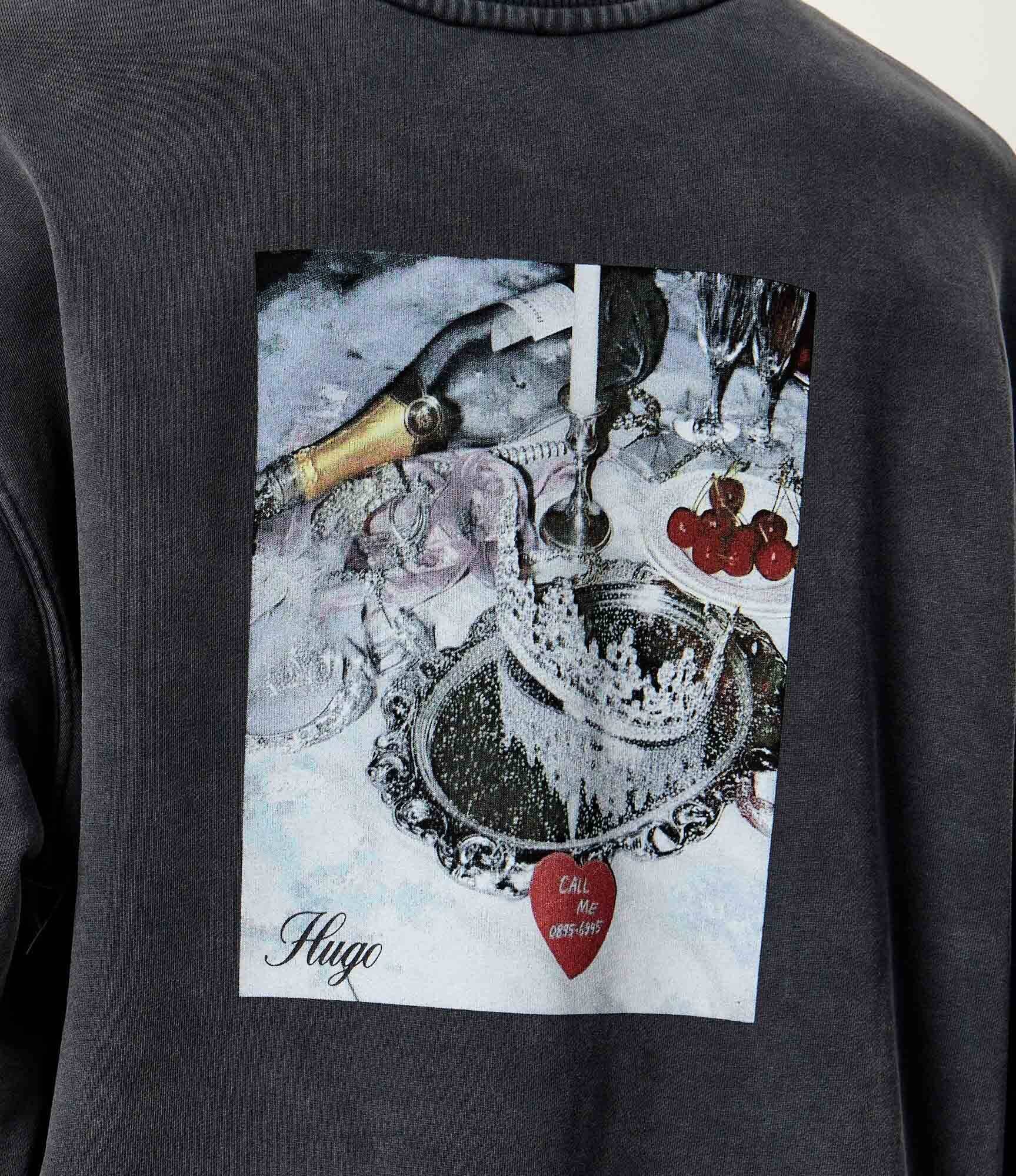 HUGO Blue Hanorac Classic Crew_B_6 | Oversize fit