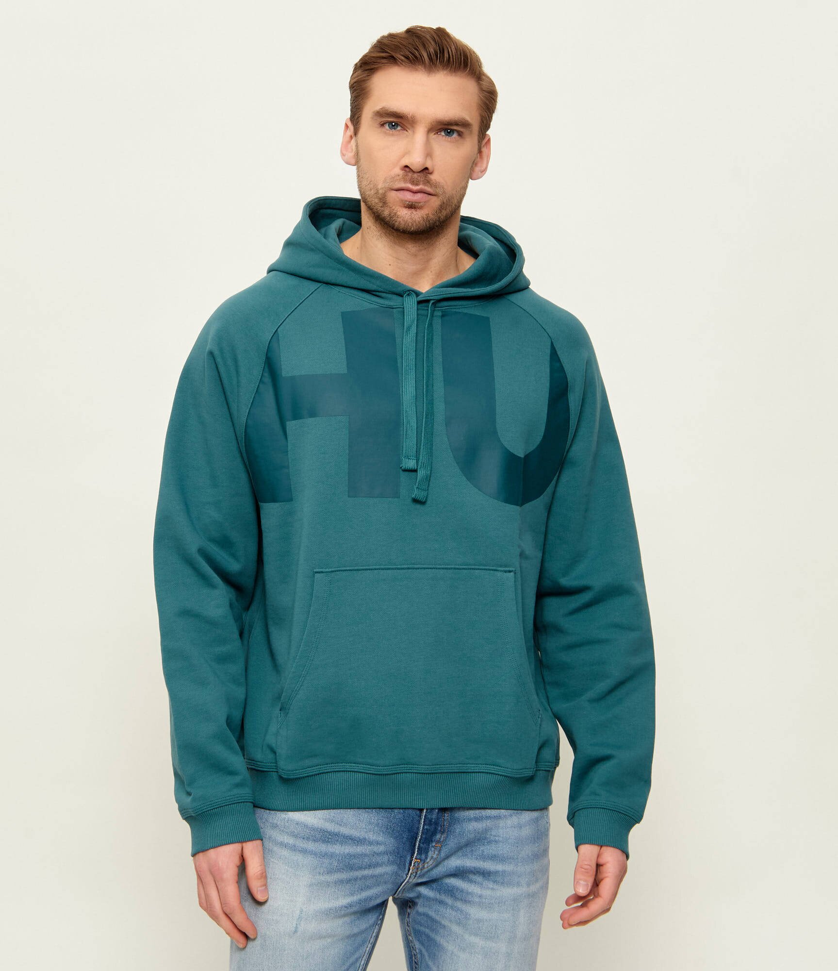 HUGO Blue Hanorac Nalfhood | Relaxed fit