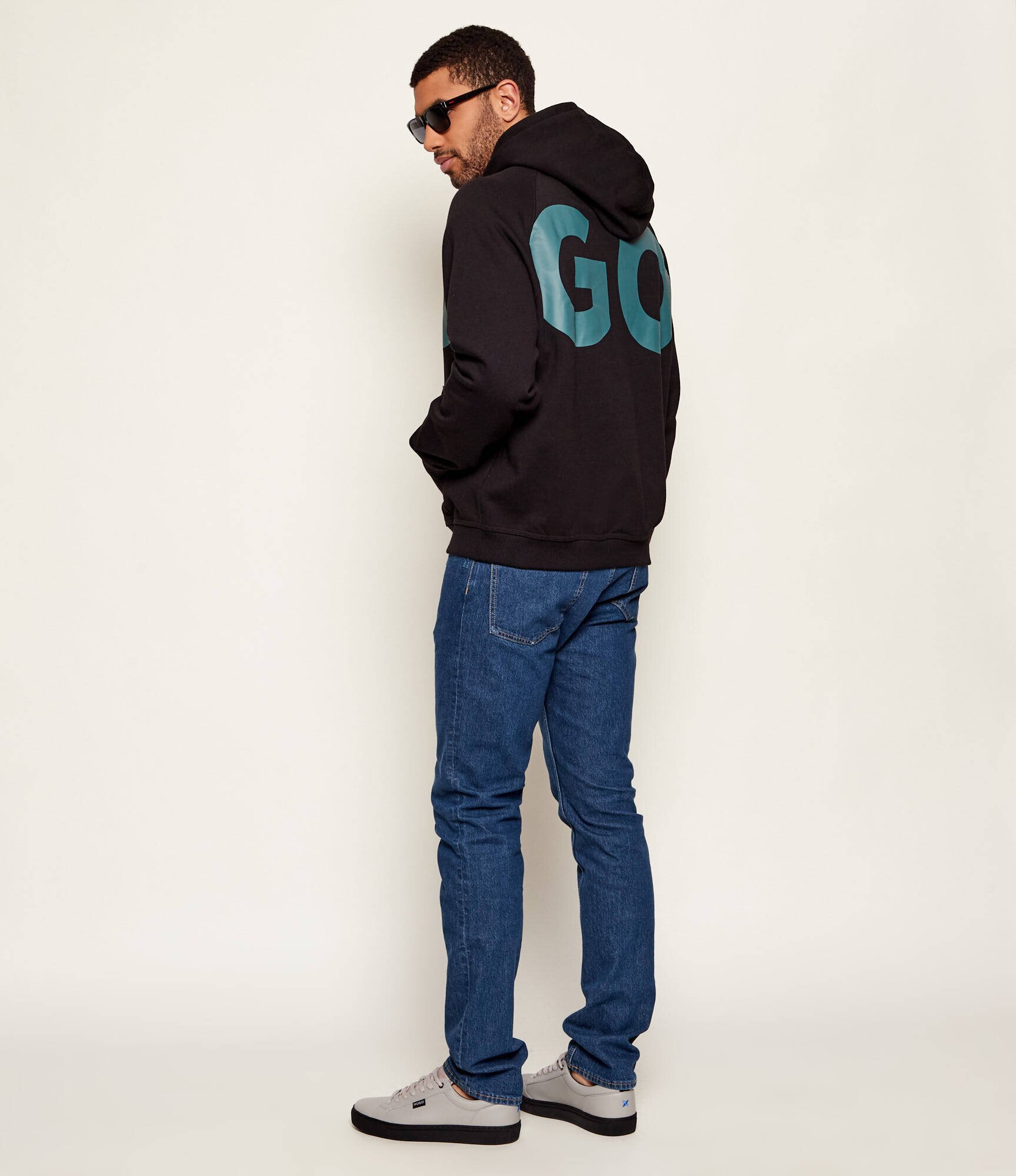 HUGO Blue Hanorac Nalfhood | Relaxed fit
