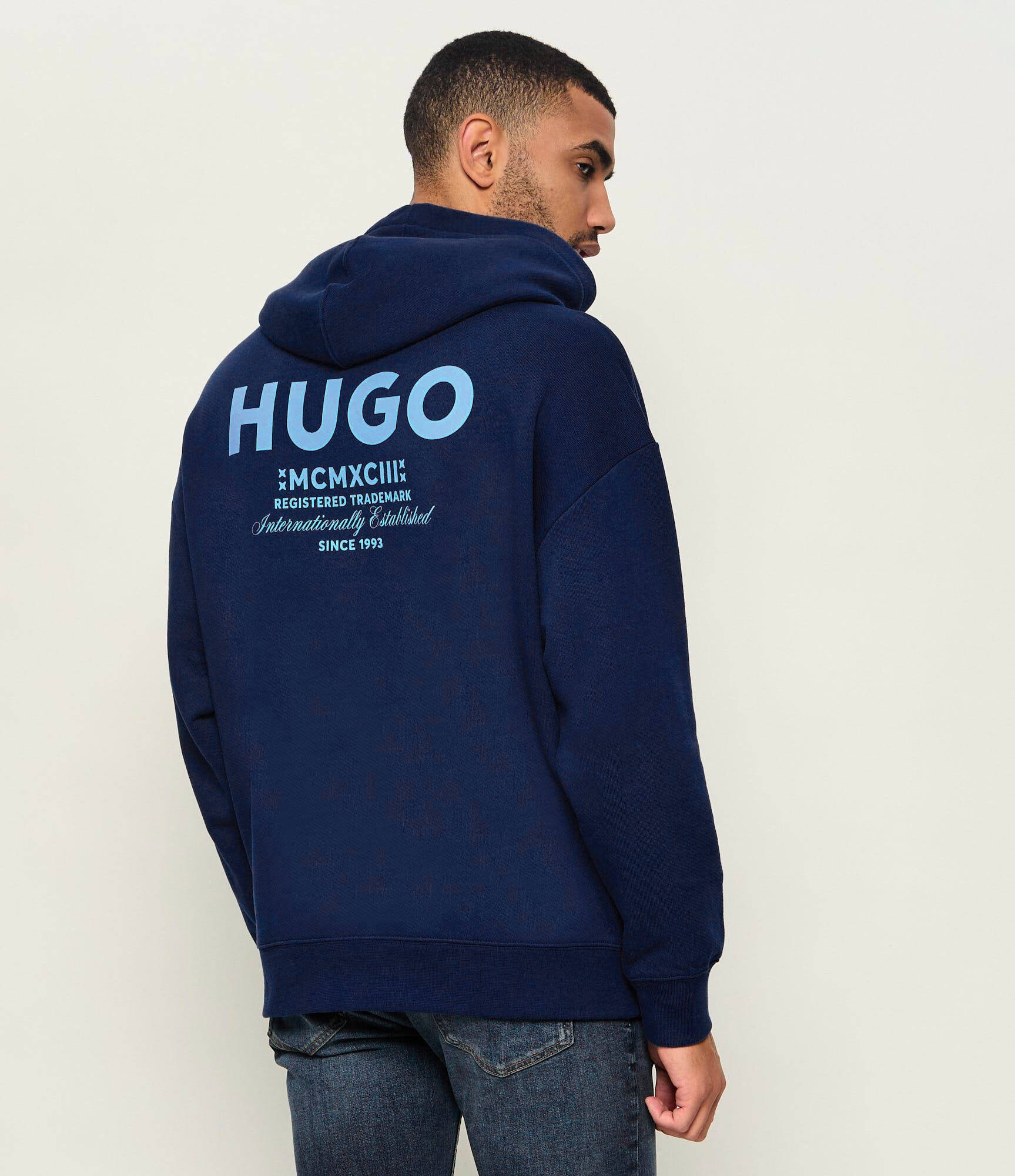 HUGO Blue Hanorac Nazardo | Loose fit