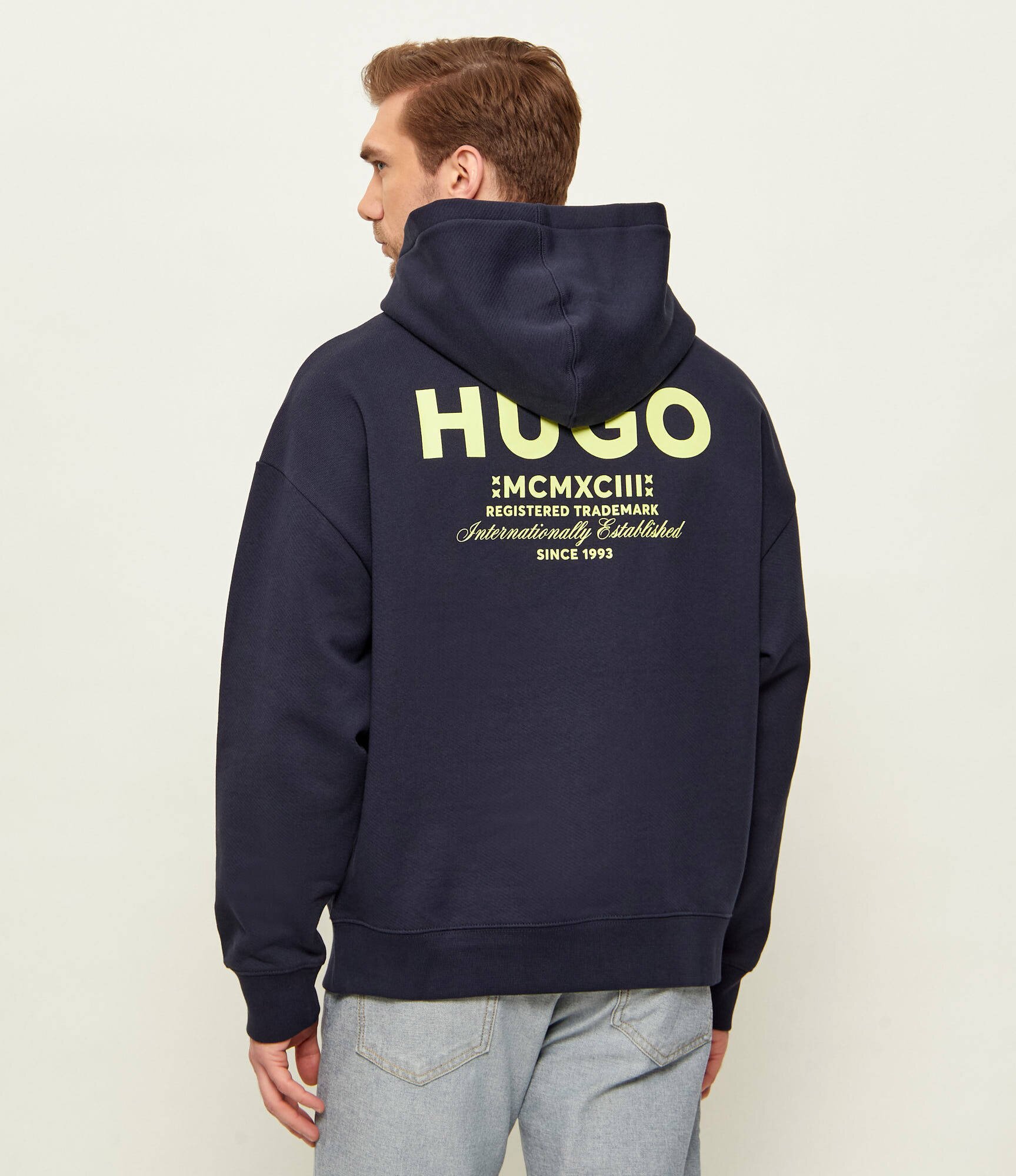 HUGO Blue Hanorac Nazardo | Loose fit