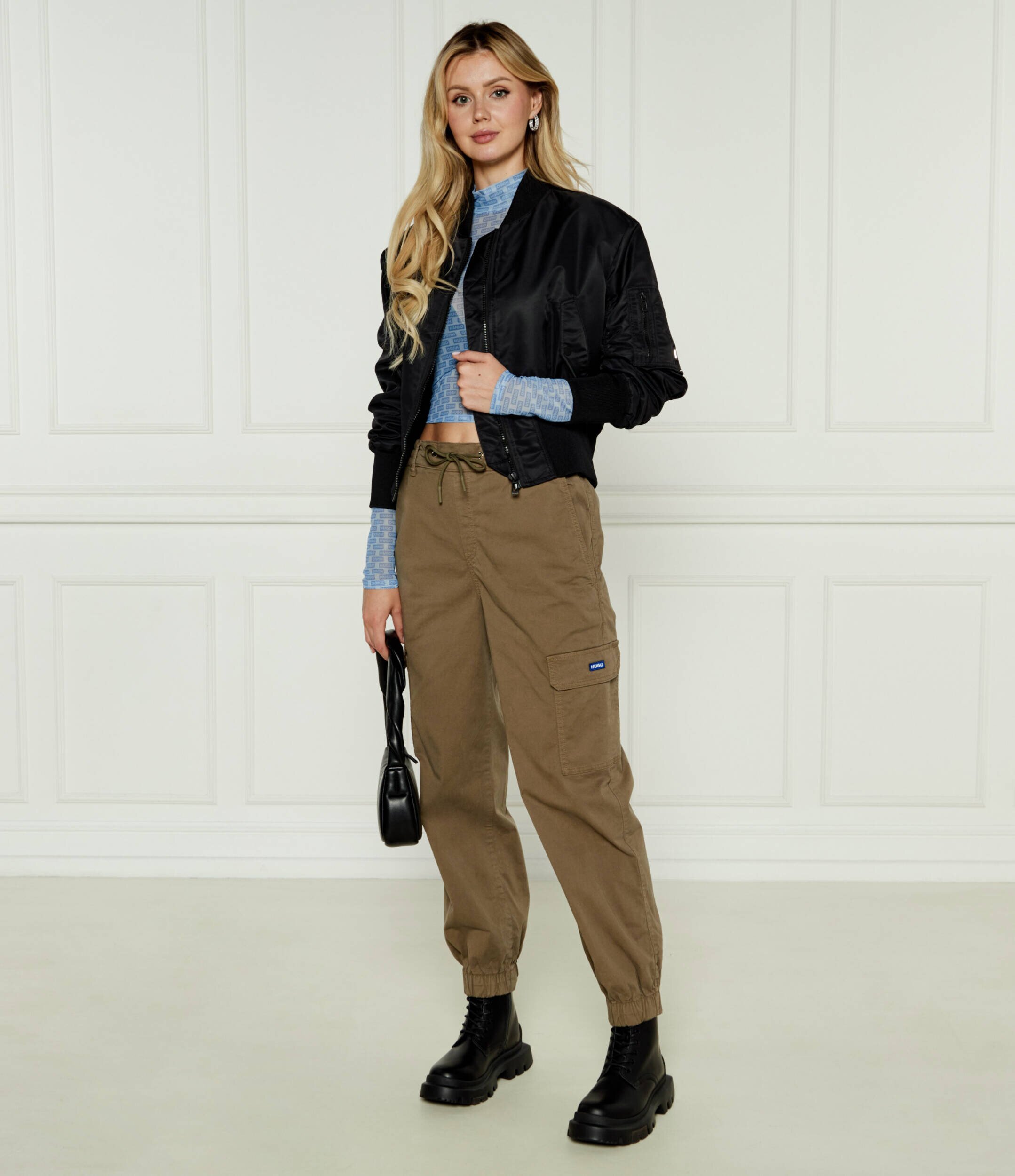 HUGO Blue Pantaloni cargo | Relaxed fit