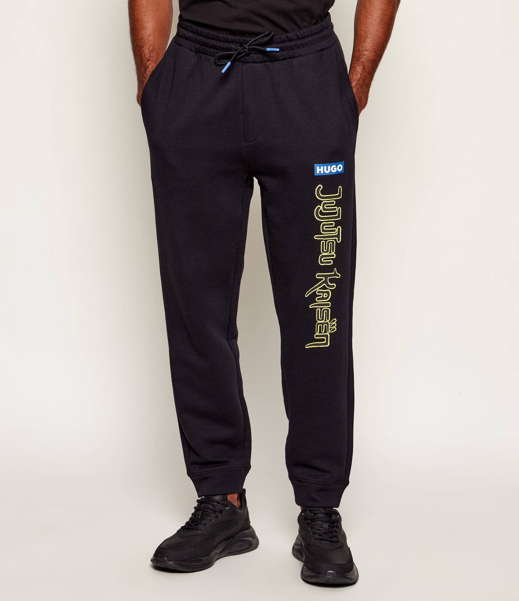HUGO Blue Pantaloni de trening Nimaytro_JJK Hugo x Jujutsu Kaisen | regular fit
