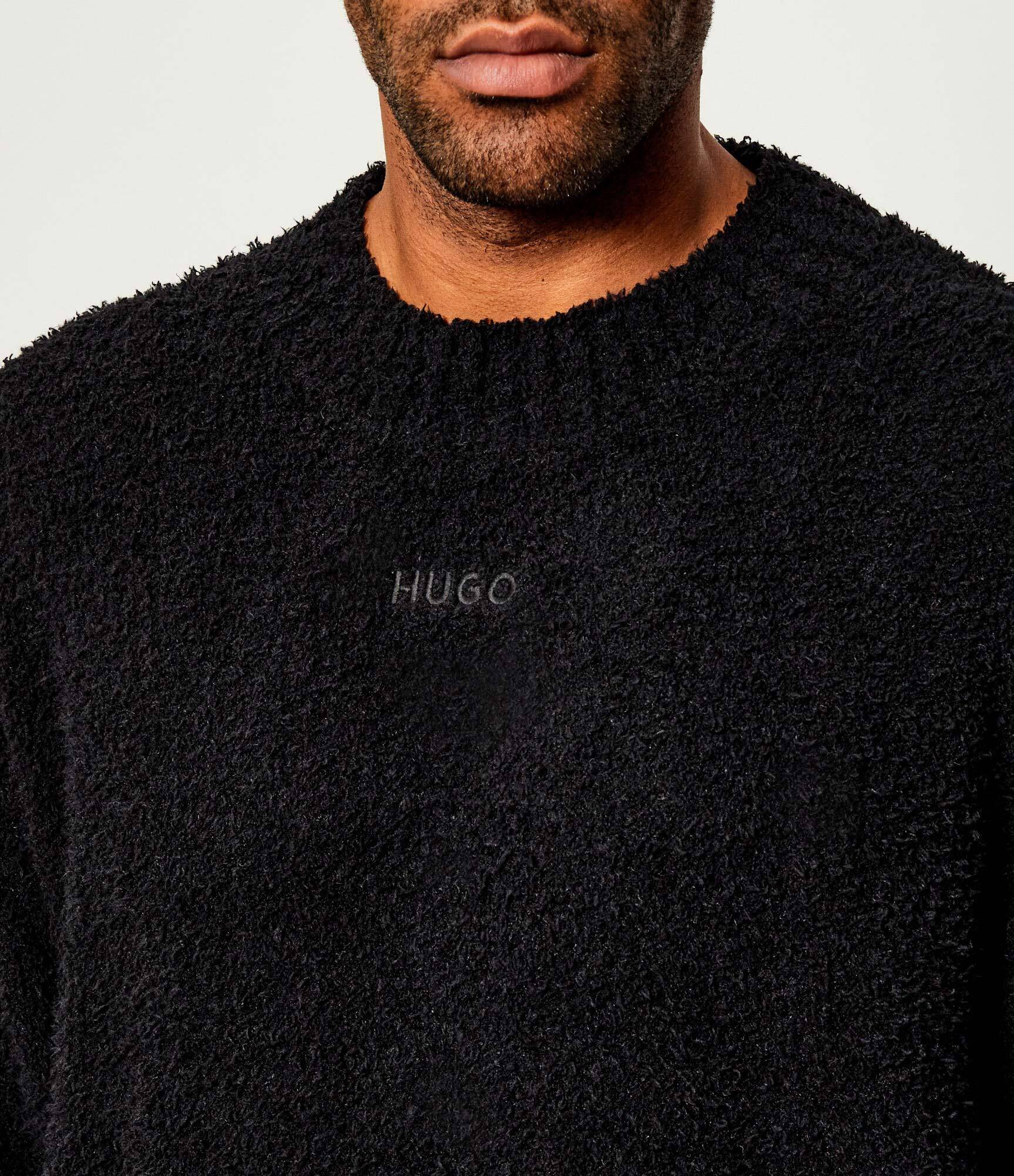 HUGO Blue Pulover Sanou | Relaxed fit cu adaos de lână