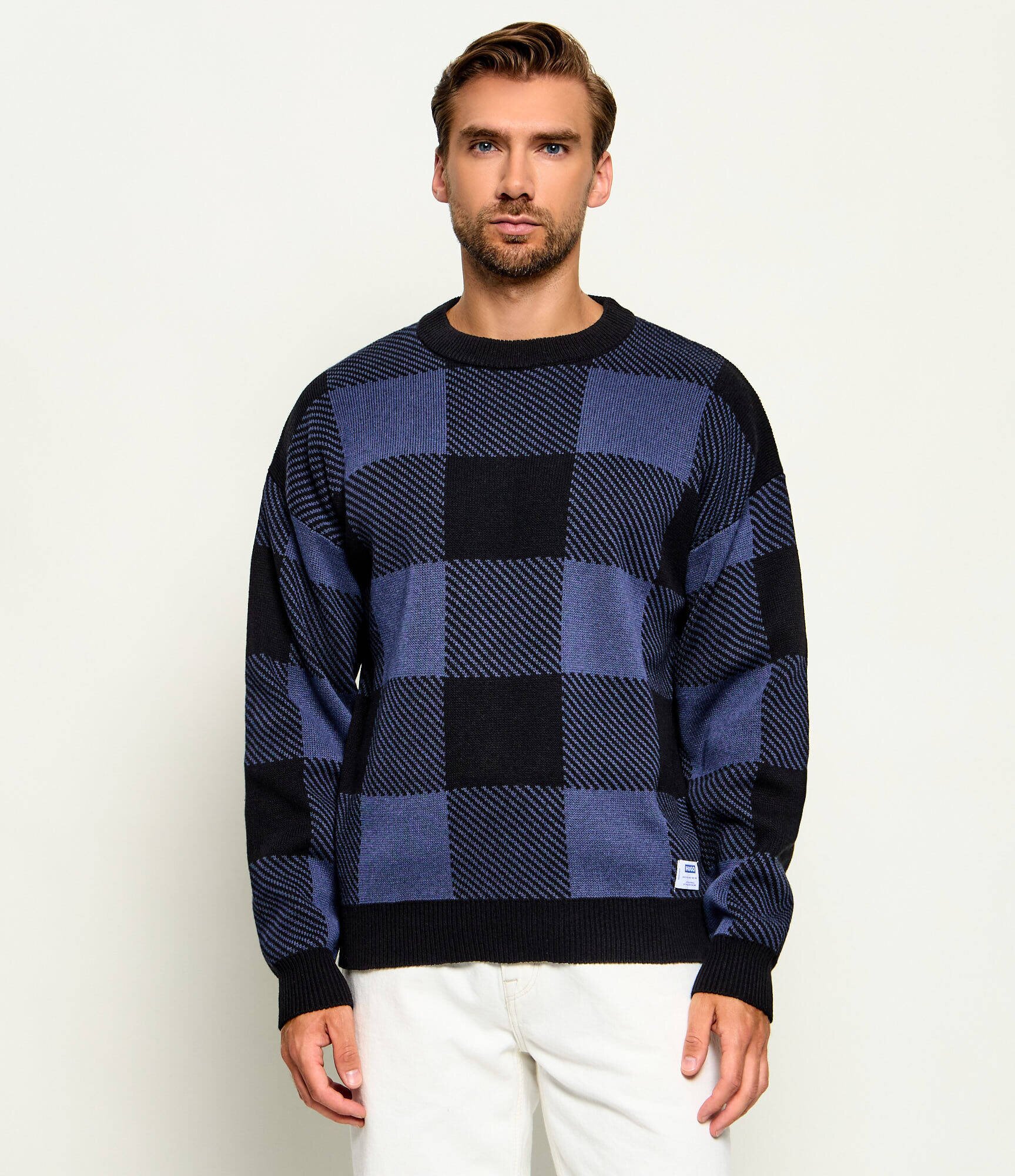 HUGO Blue Pulover Stuvee | Relaxed fit