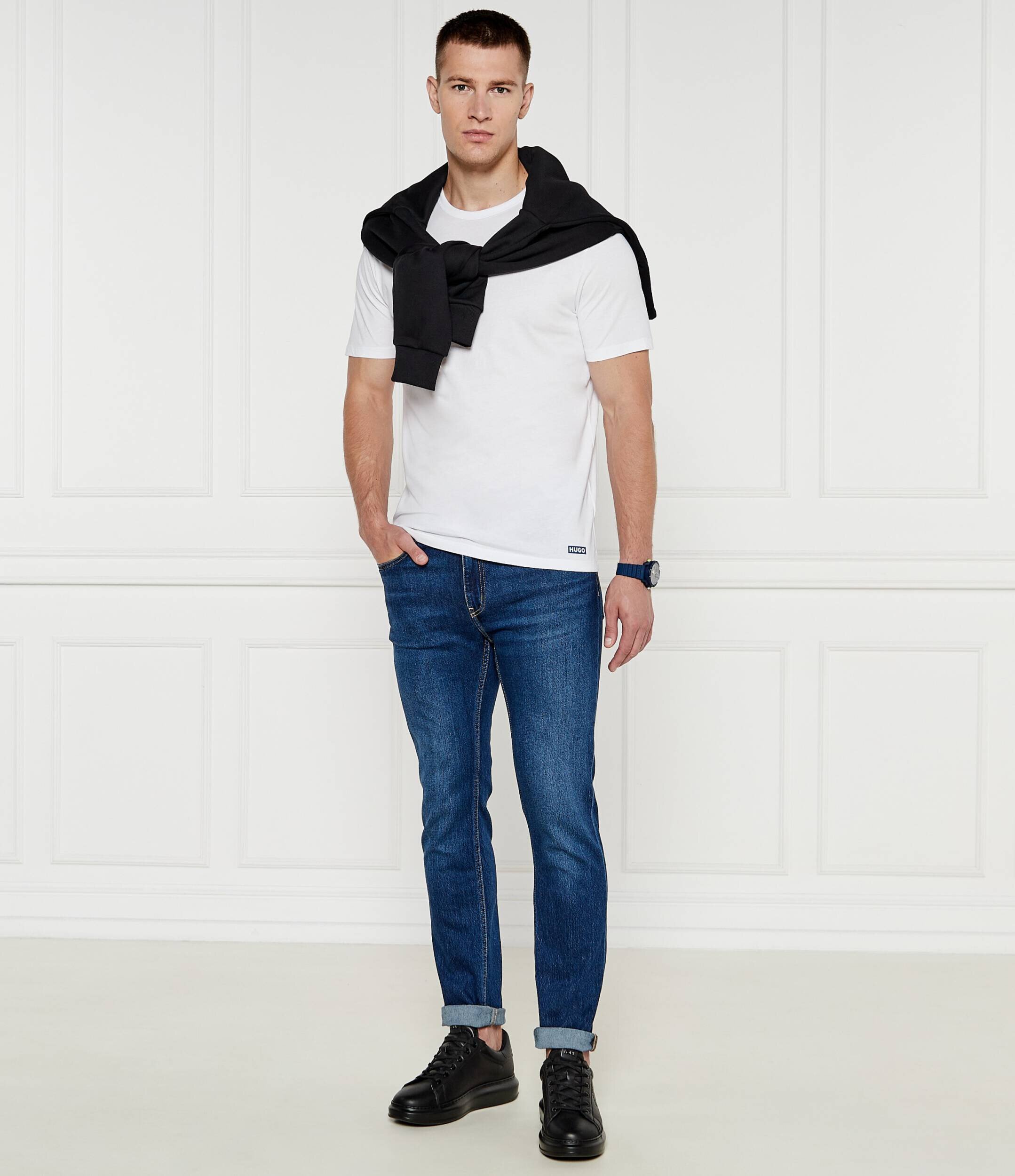 HUGO Blue Tricou 3-pack | Regular Fit