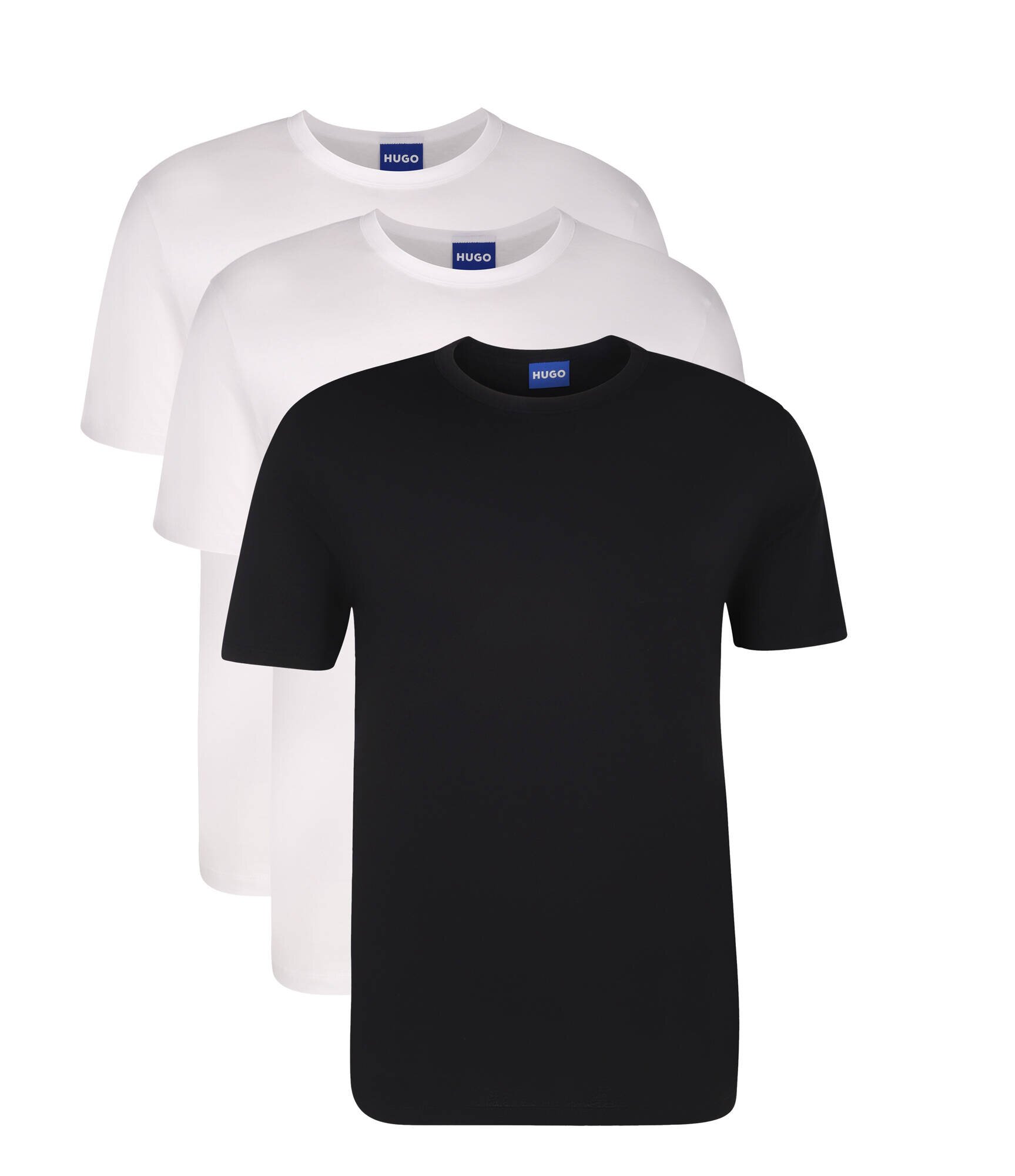 HUGO Blue Tricou 3-pack | Regular Fit
