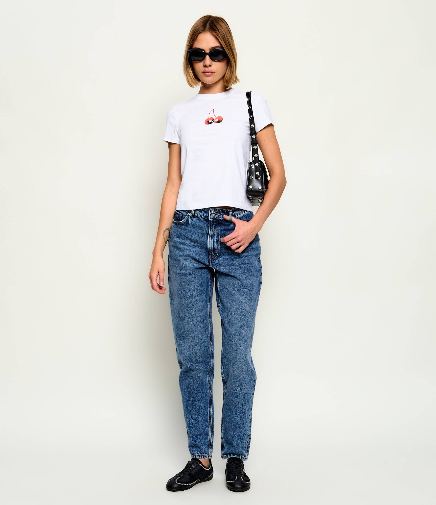 HUGO Blue Tricou 90's Tee_B_1 | Slim Fit