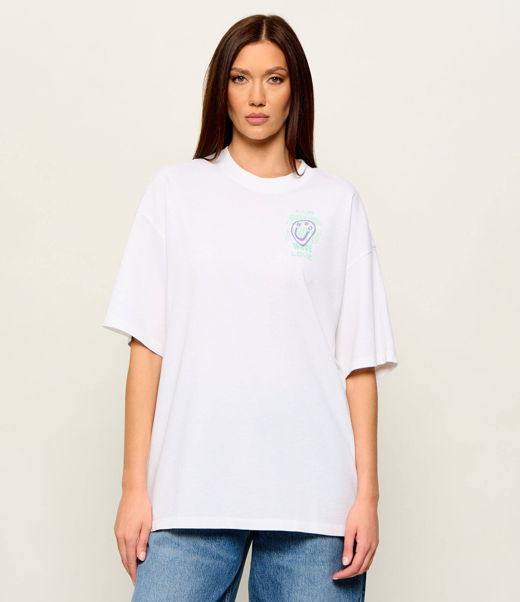 HUGO Blue Tricou B_12 | Oversize fit