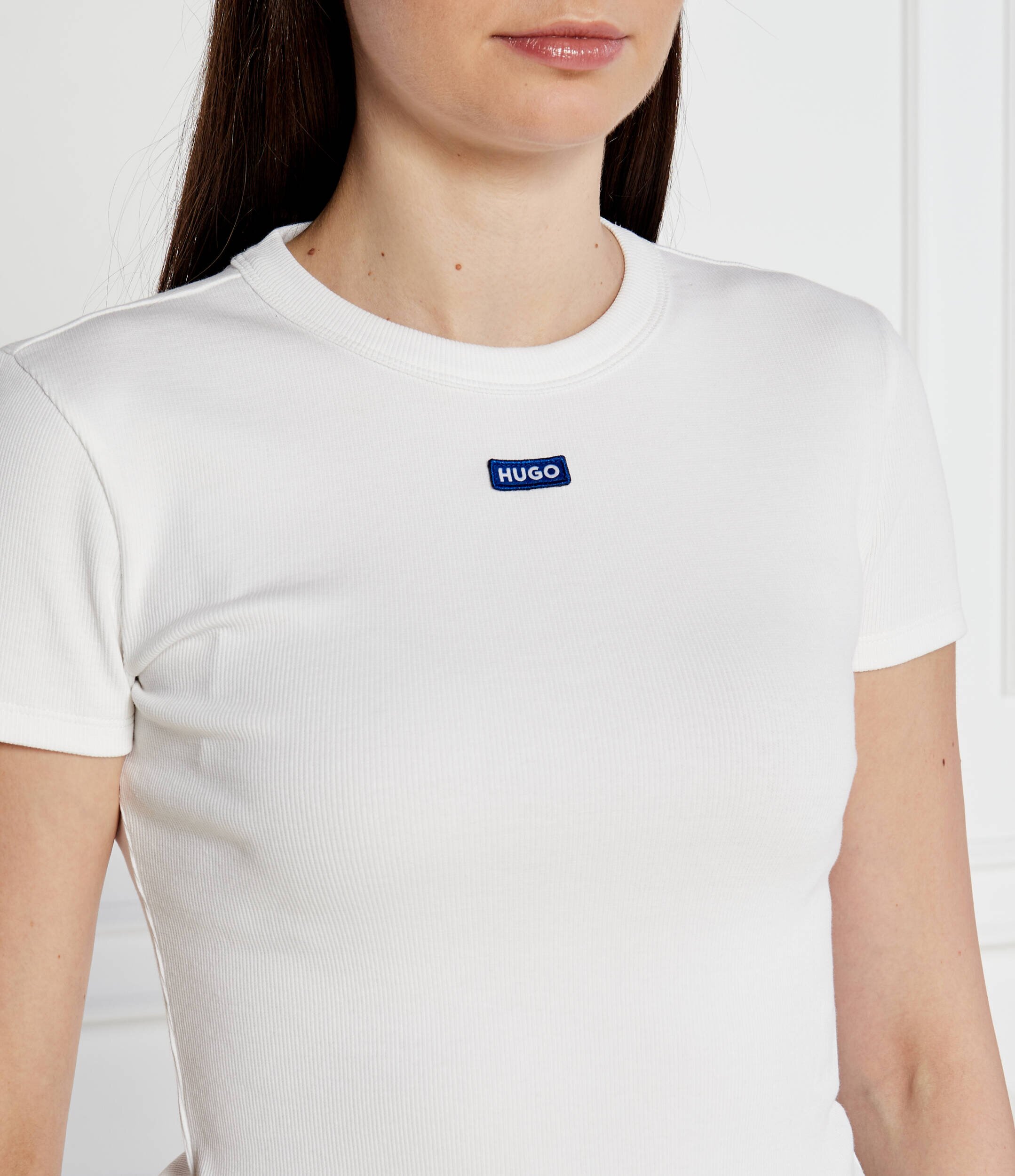 HUGO Blue Tricou Baby Tee_B | Slim Fit