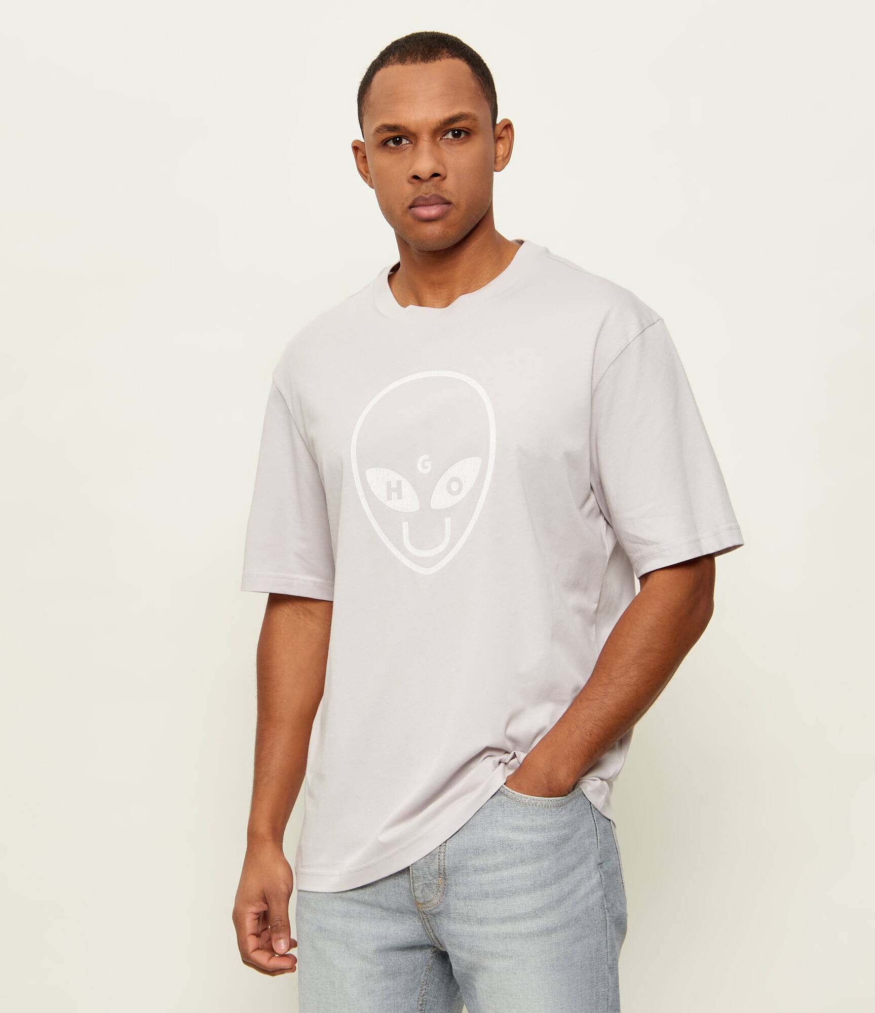 HUGO Blue Tricou Nalien | regular fit