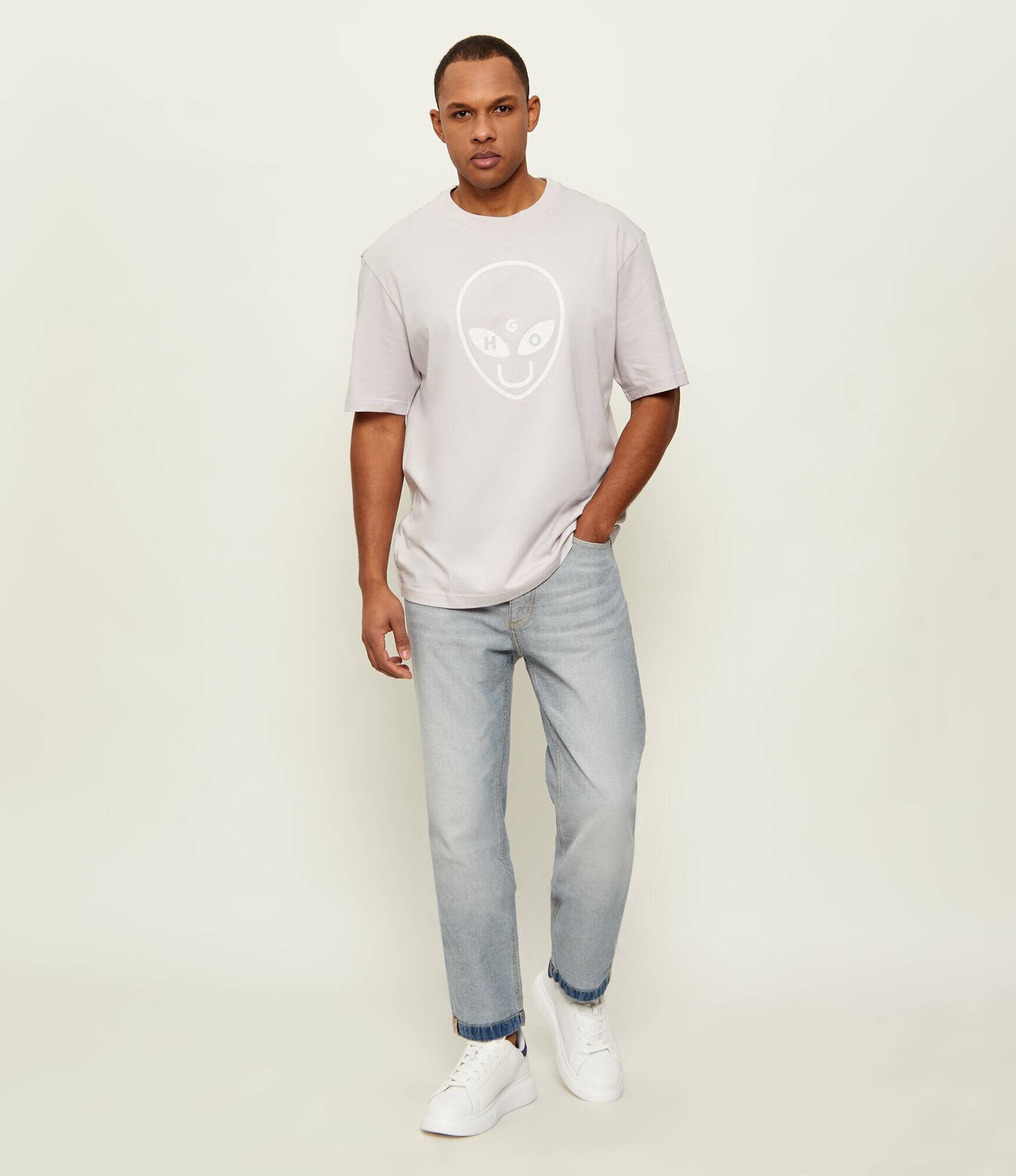 HUGO Blue Tricou Nalien | regular fit