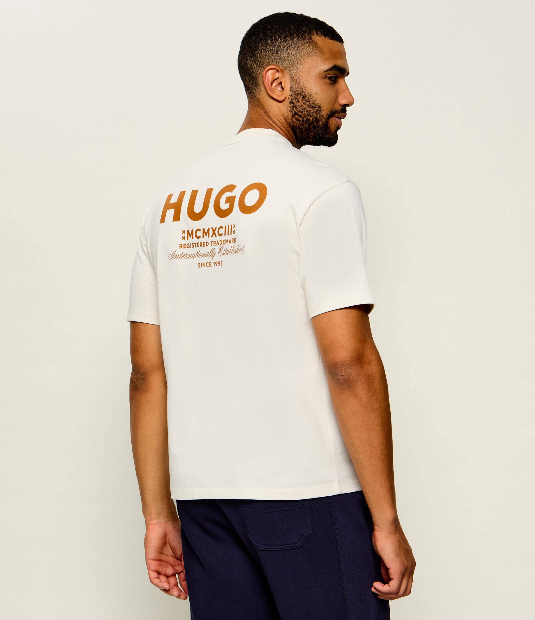 HUGO Blue Tricou Nalono | Relaxed fit