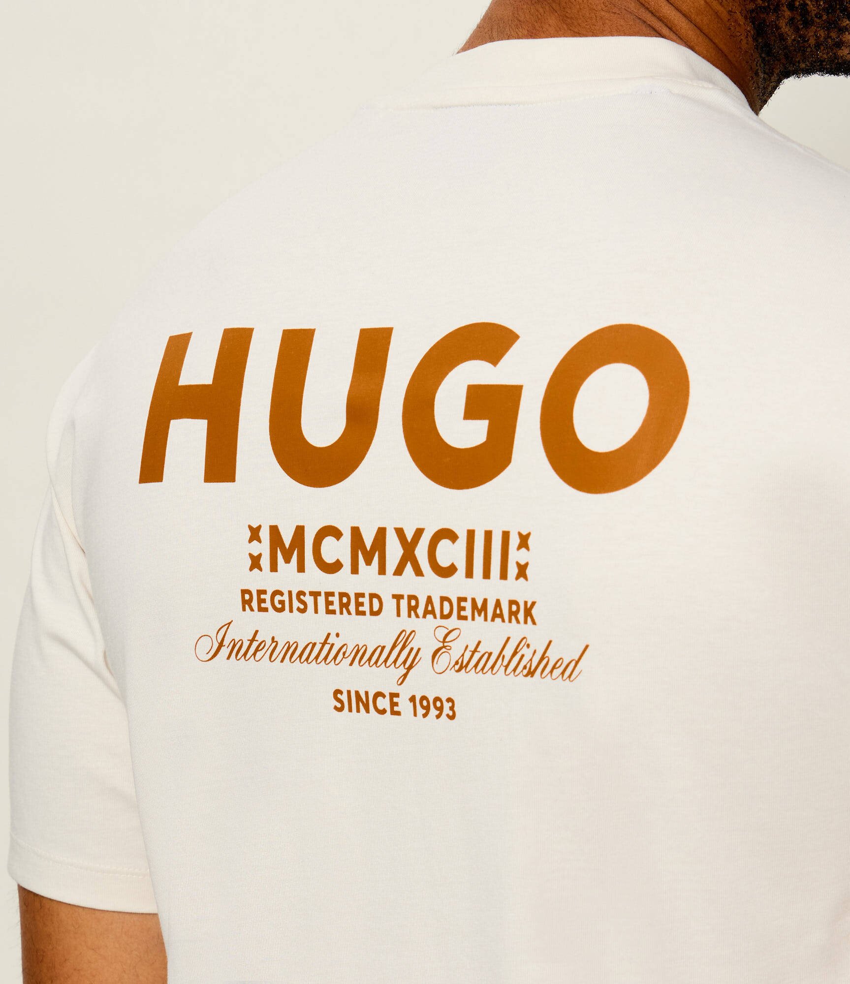 HUGO Blue Tricou Nalono | Relaxed fit