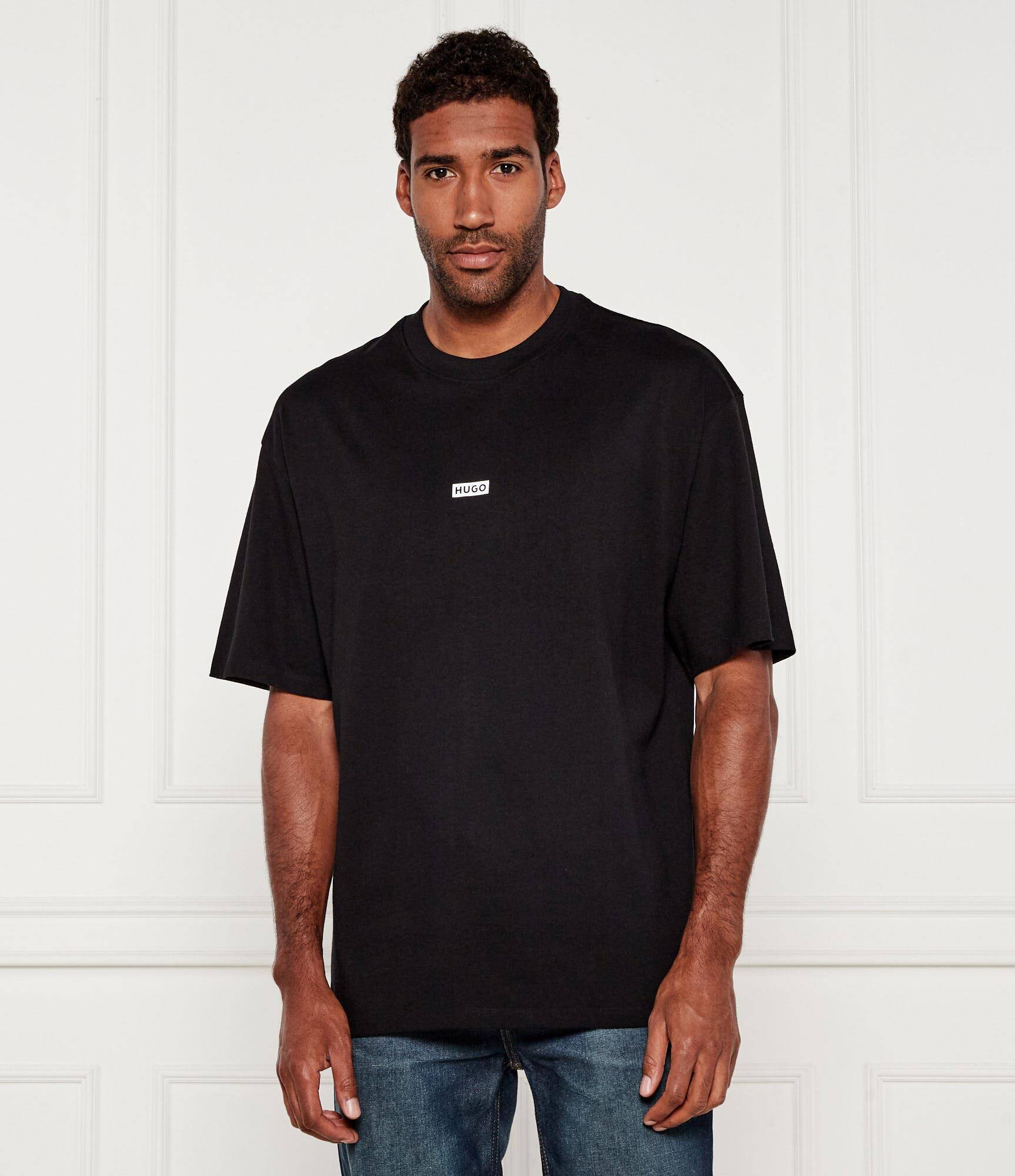 HUGO Blue Tricou Nalono | Relaxed fit