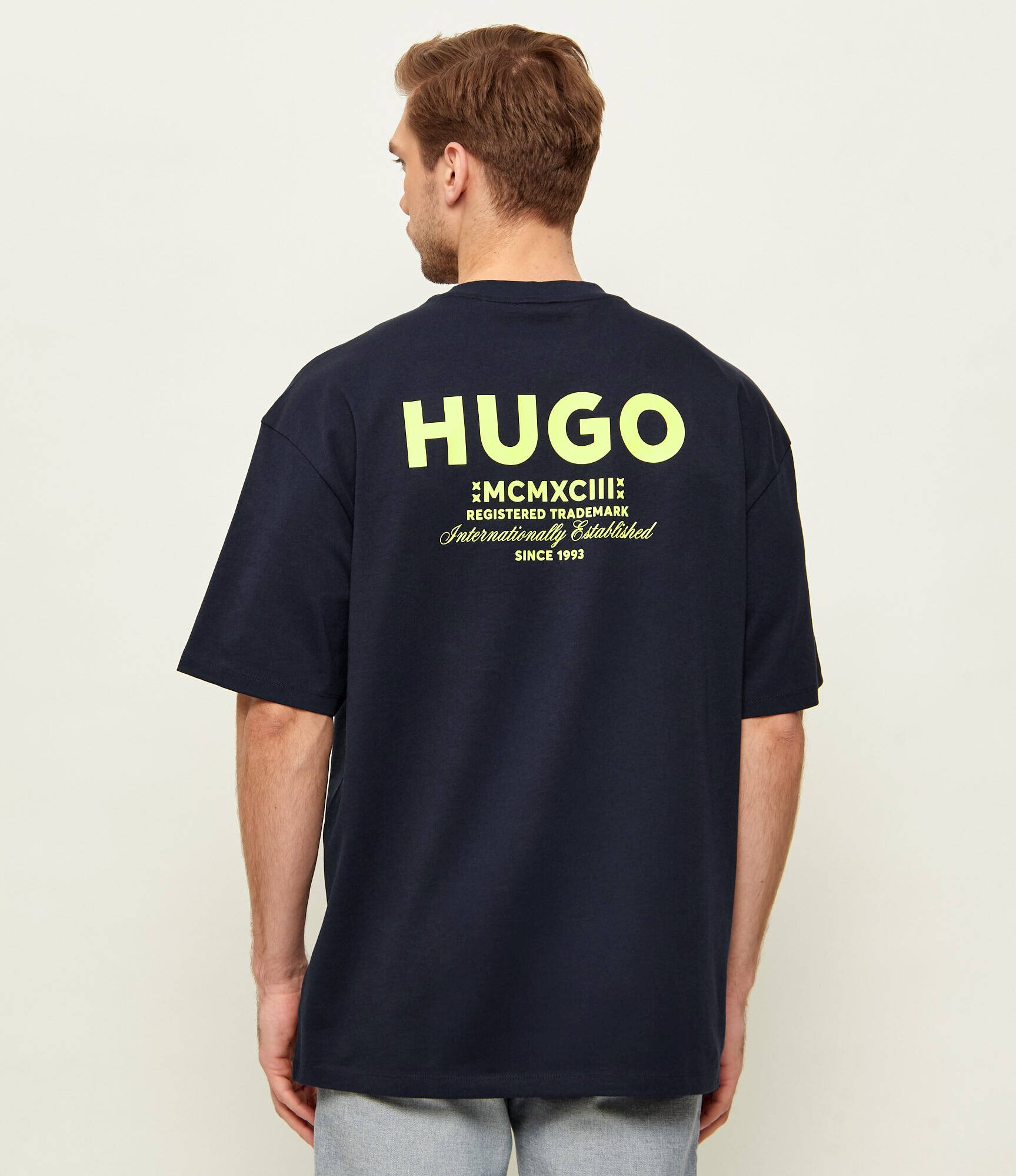 HUGO Blue Tricou Nalono | Relaxed fit