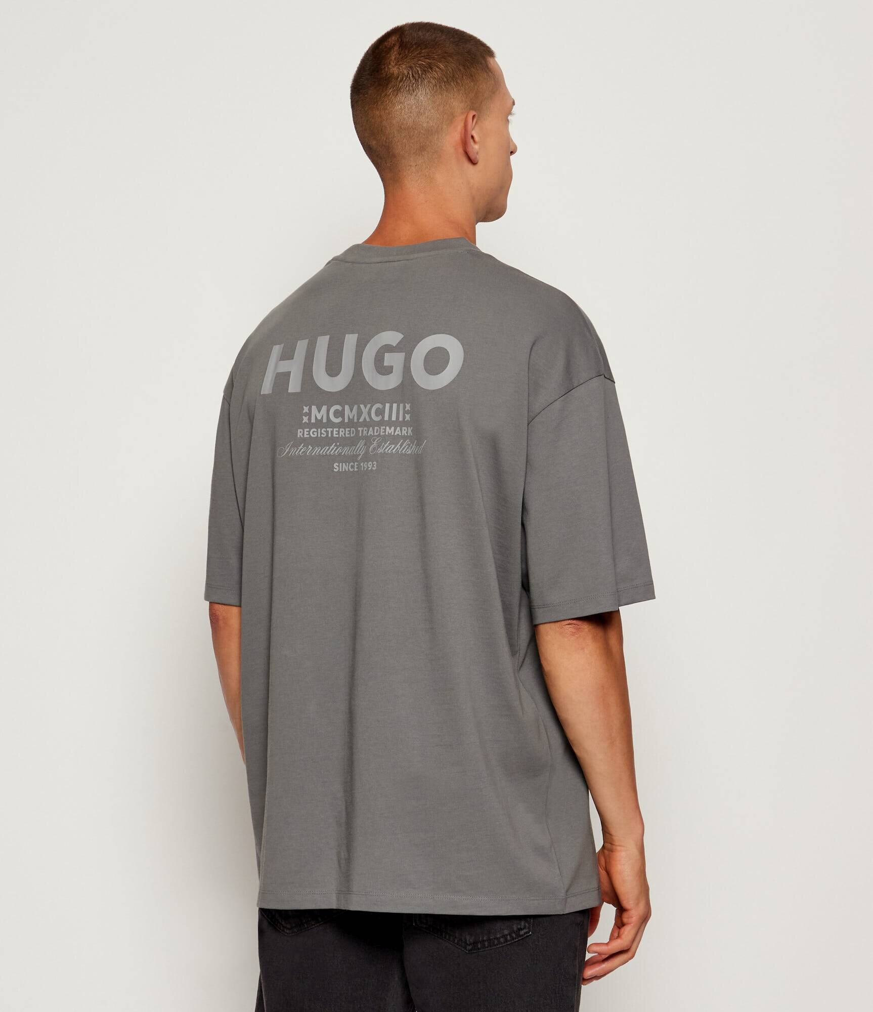 HUGO Blue Tricou Nalono | Relaxed fit