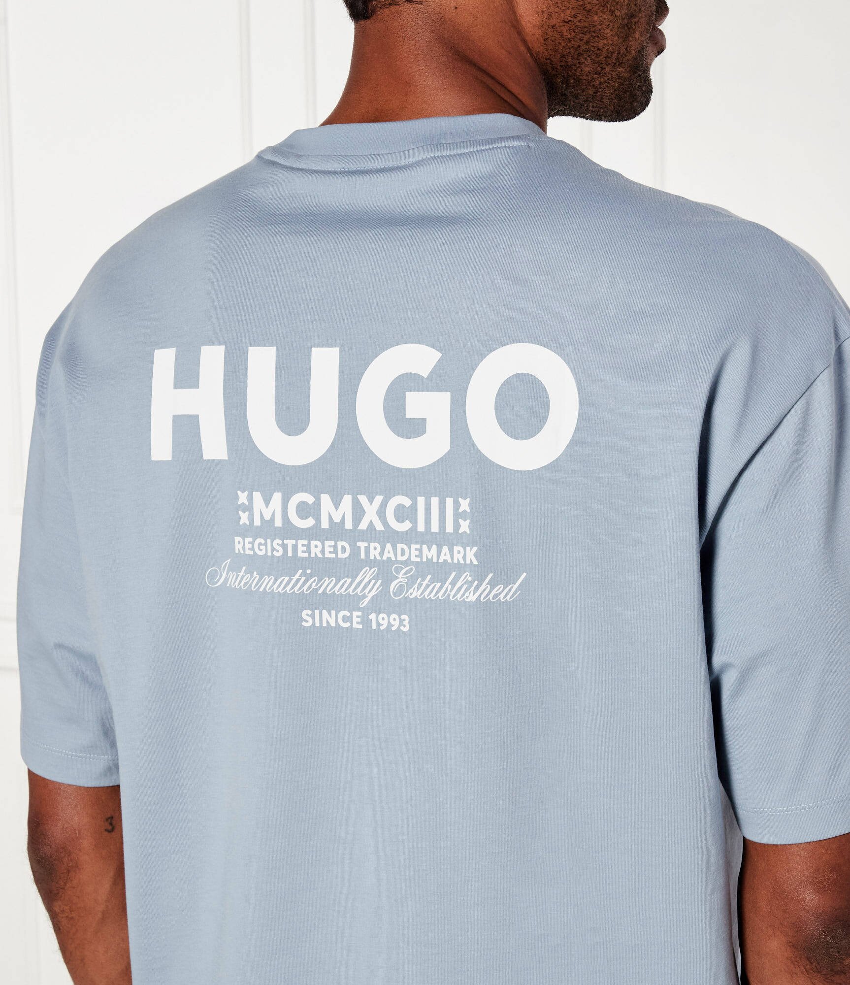 HUGO Blue Tricou Nalono | Relaxed fit