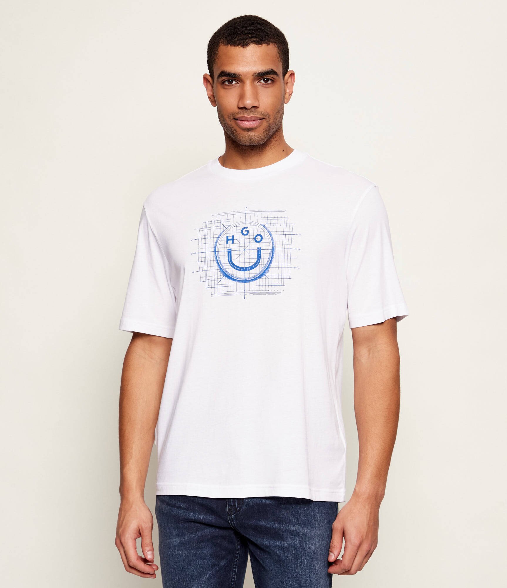 HUGO Blue Tricou Namerix | regular fit