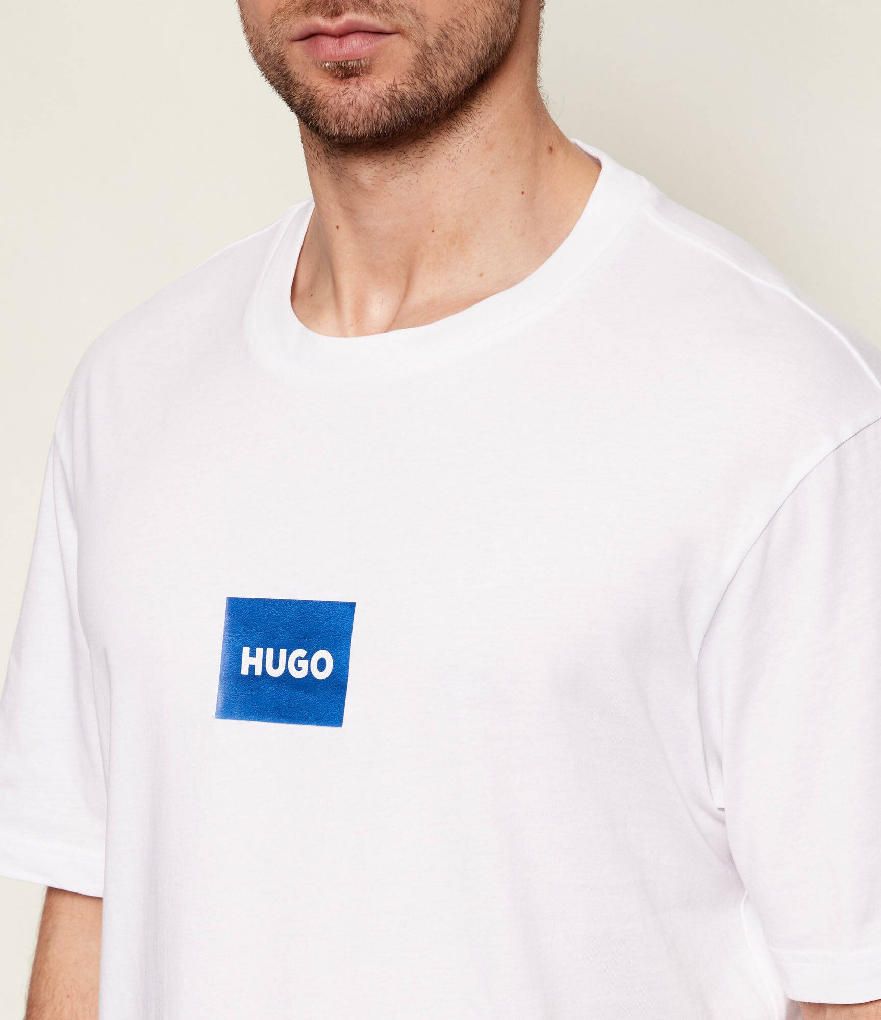 HUGO Blue Tricou Nayonix | regular fit