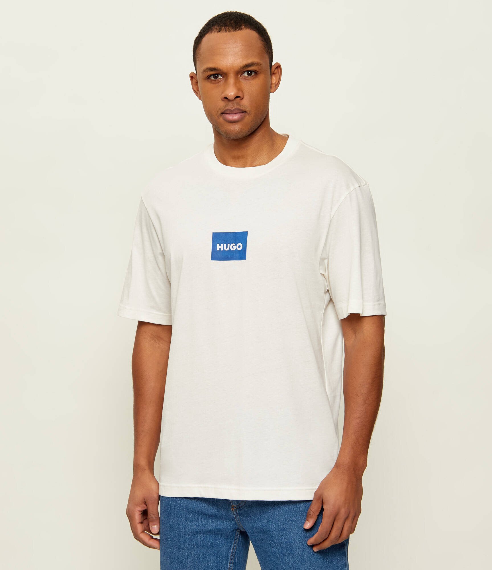 HUGO Blue Tricou Nayonix | regular fit
