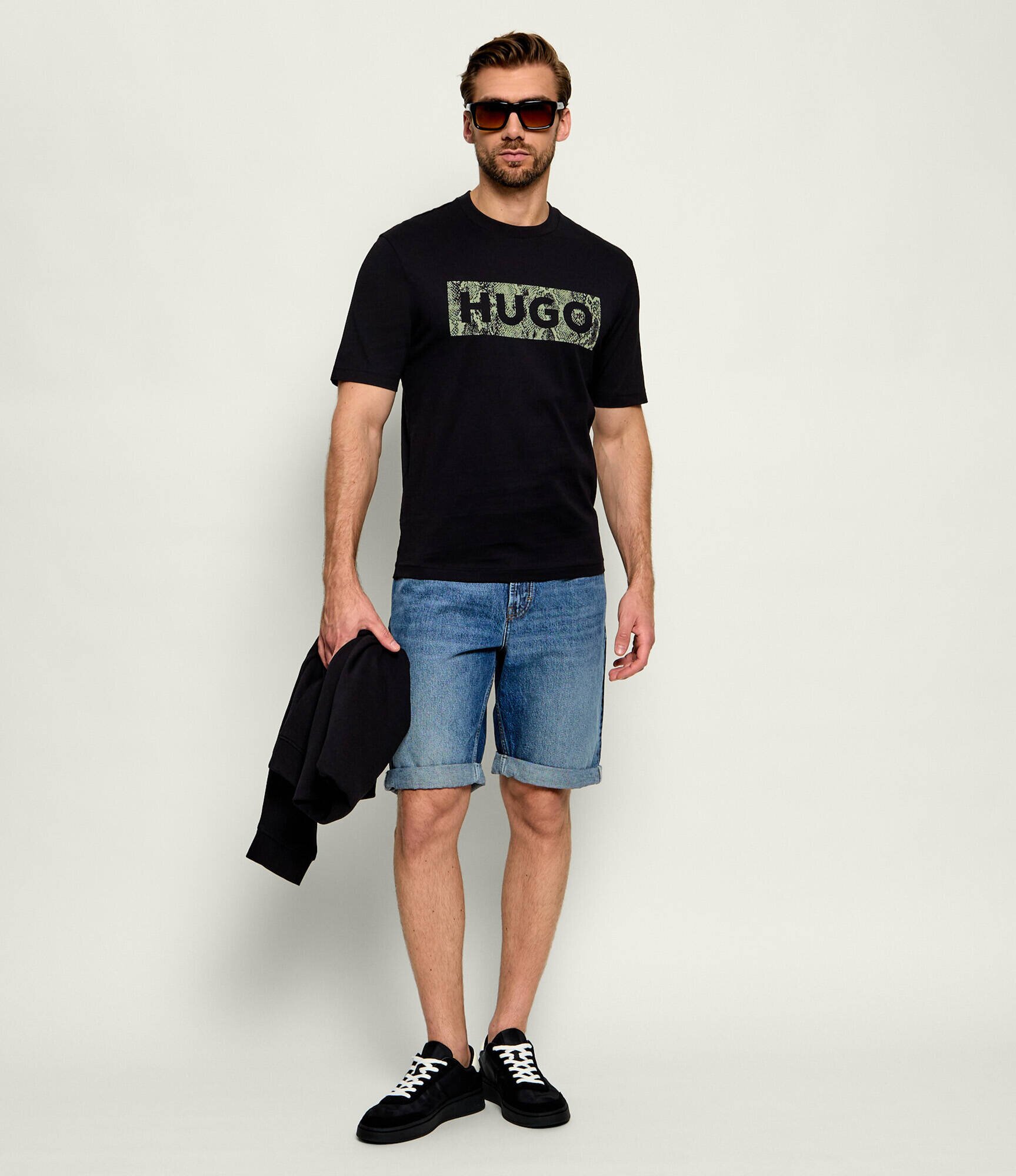 HUGO Blue Tricou Nerpient | regular fit