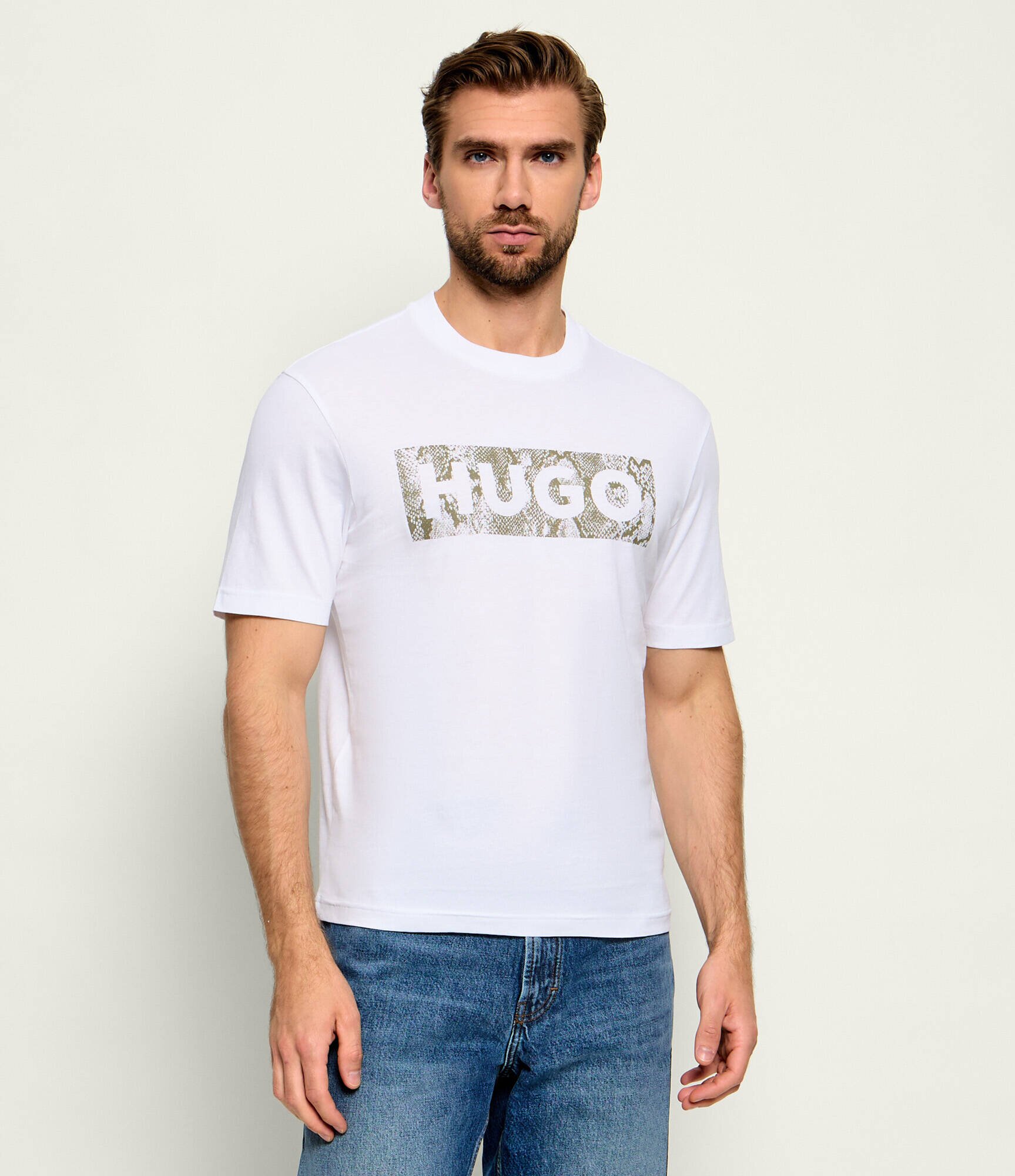HUGO Blue Tricou Nerpient | regular fit