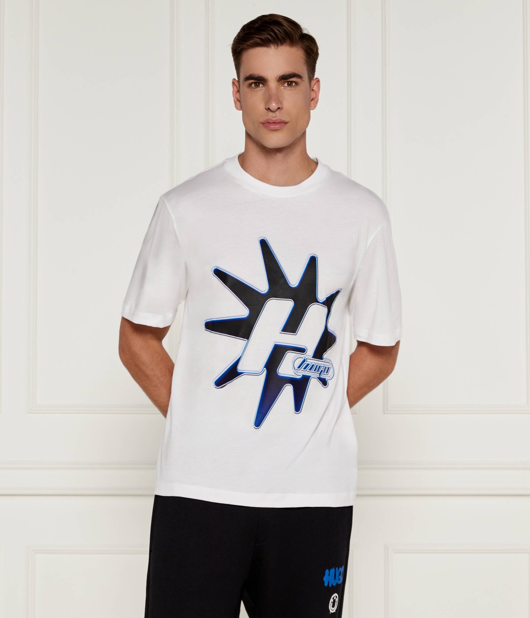 HUGO Blue Tricou Nestrolo | Regular Fit