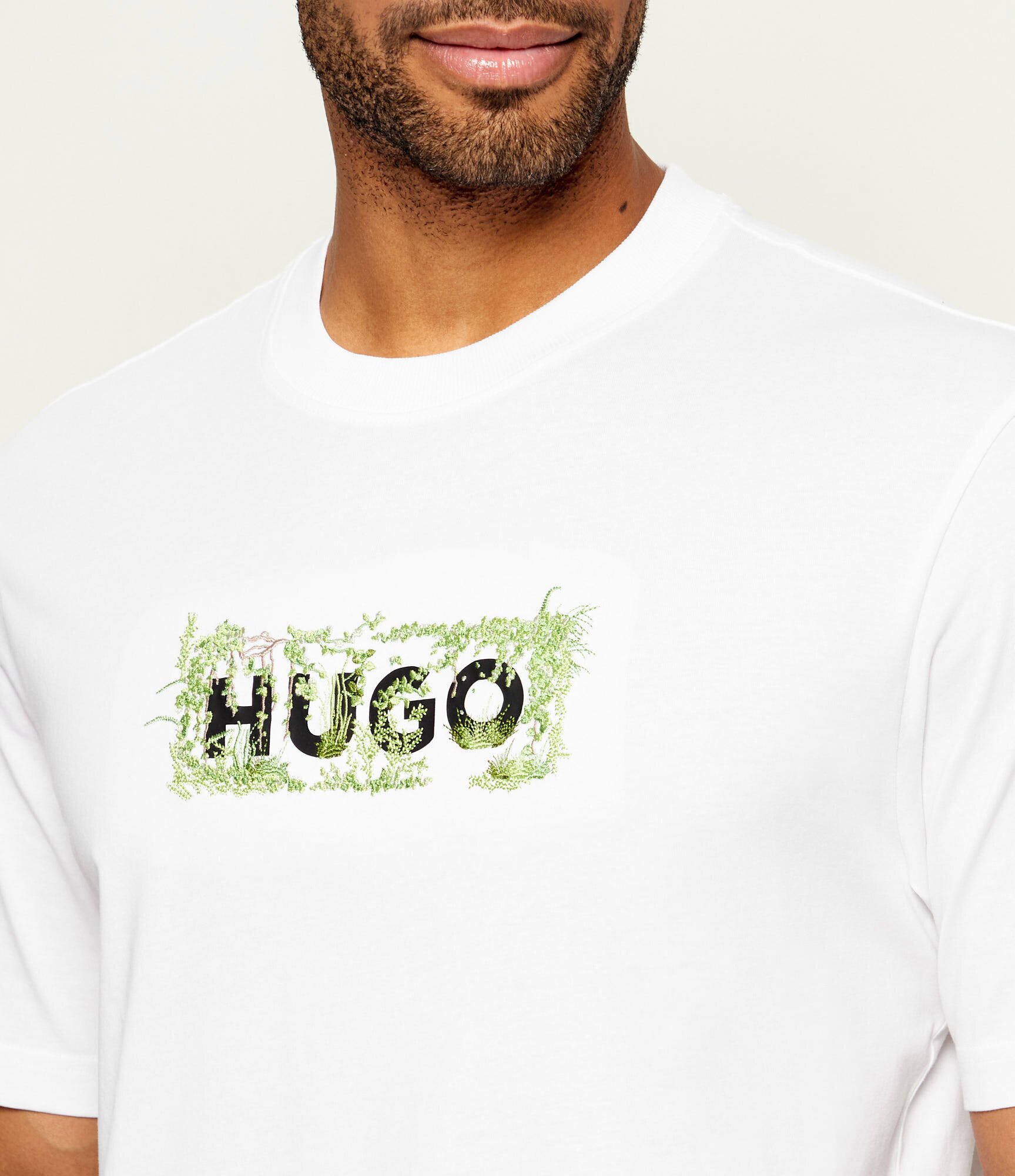 HUGO Blue Tricou Niviotee | regular fit