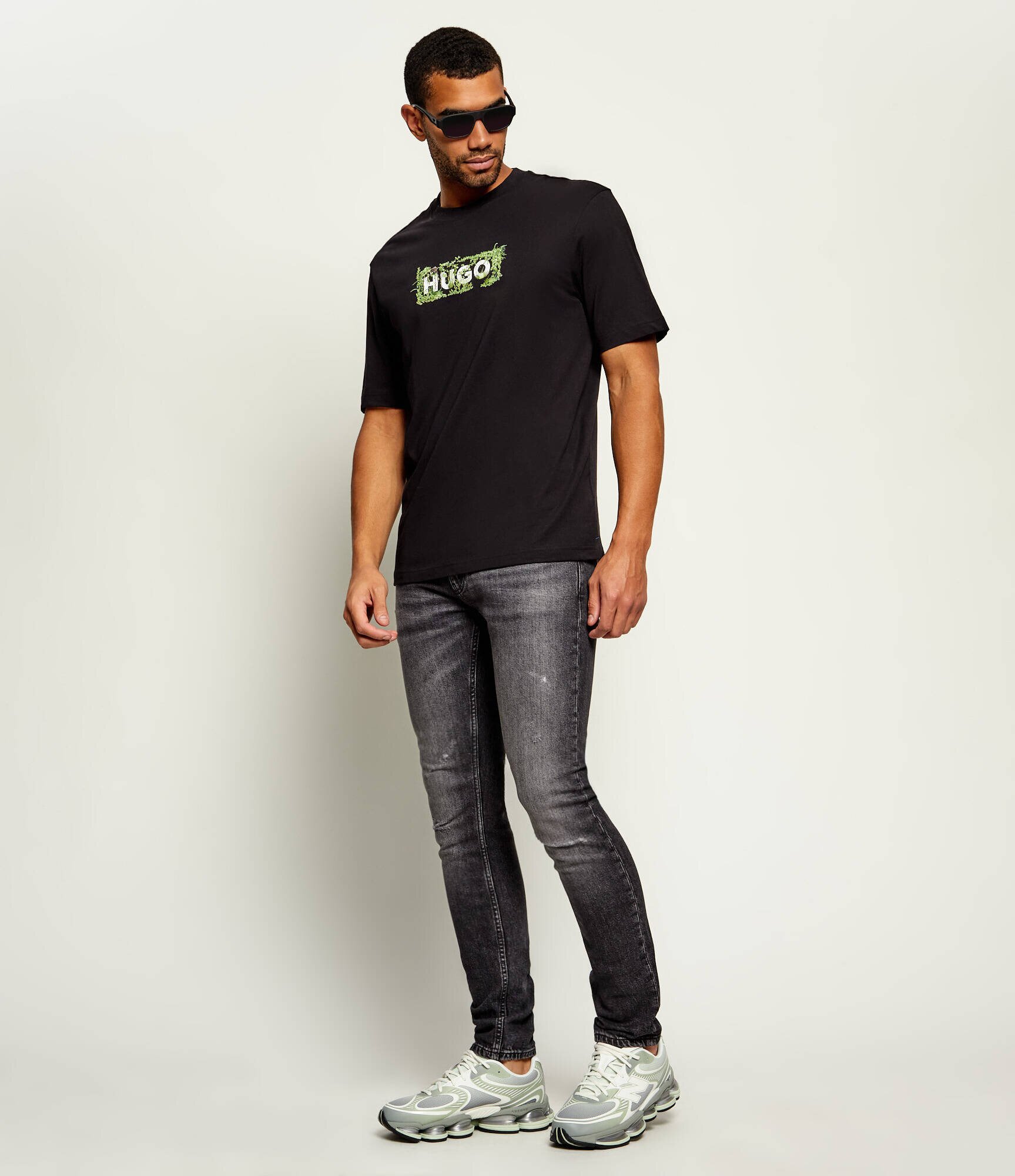 HUGO Blue Tricou Niviotee | regular fit