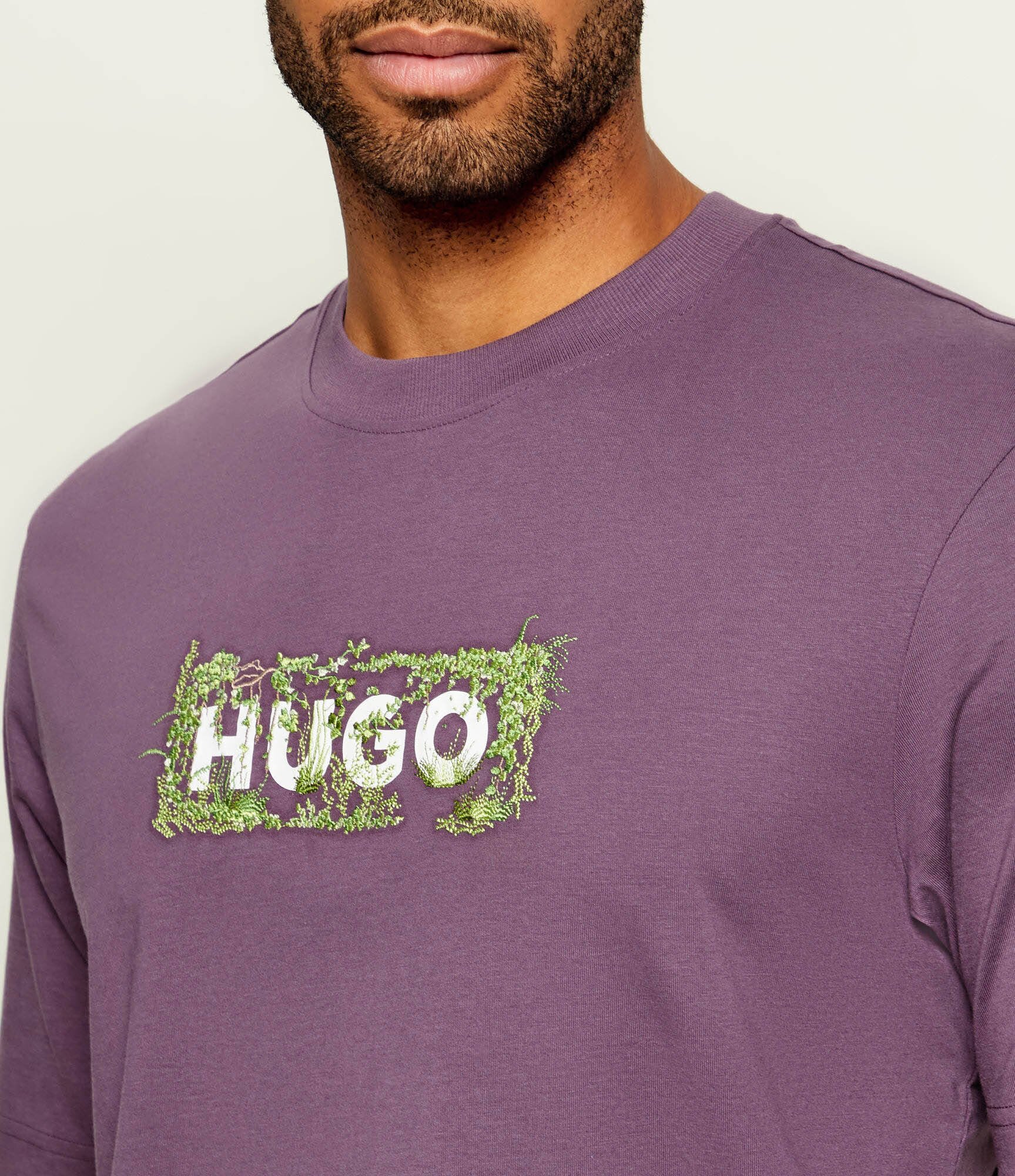 HUGO Blue Tricou Niviotee | regular fit