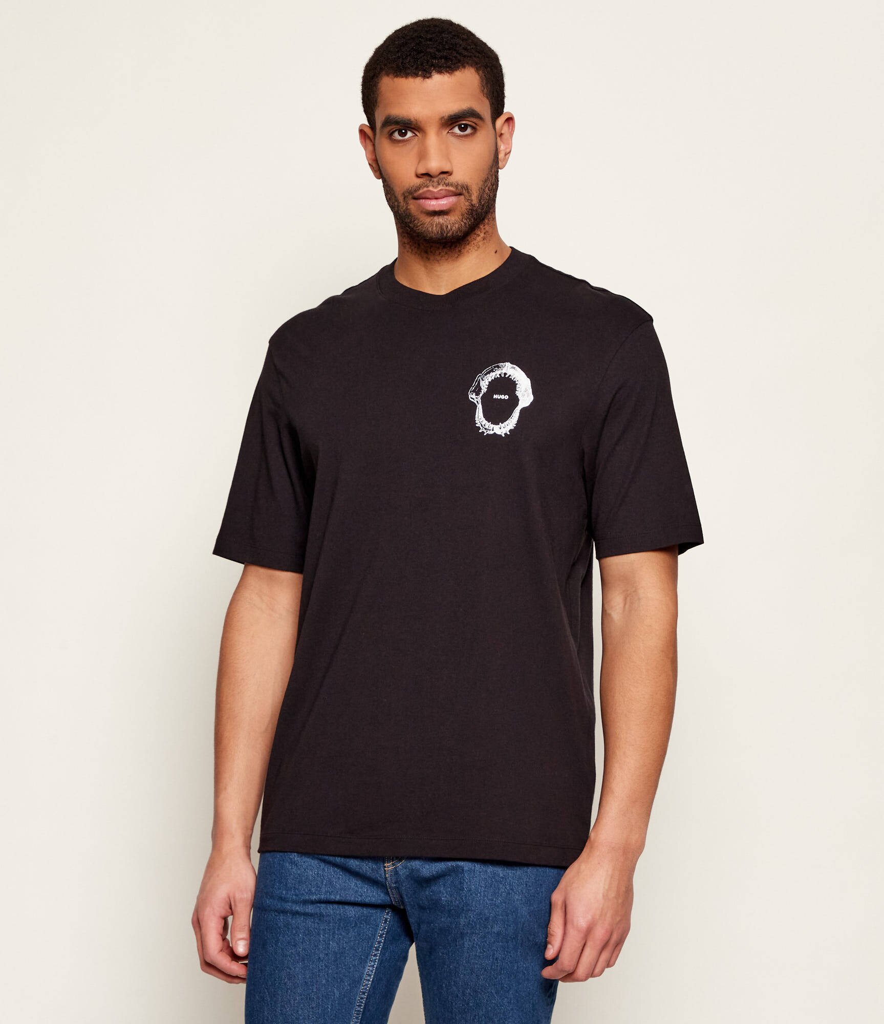 HUGO Blue Tricou Nofishix | regular fit