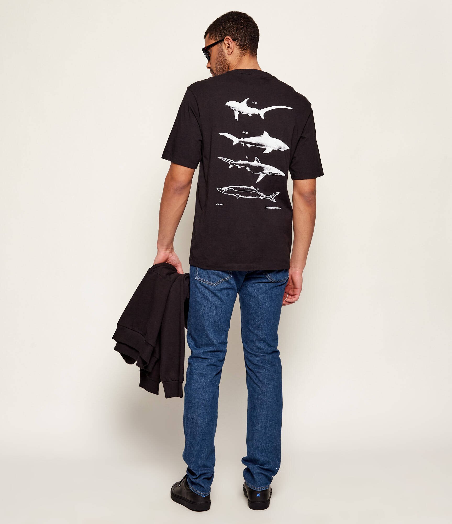HUGO Blue Tricou Nofishix | regular fit