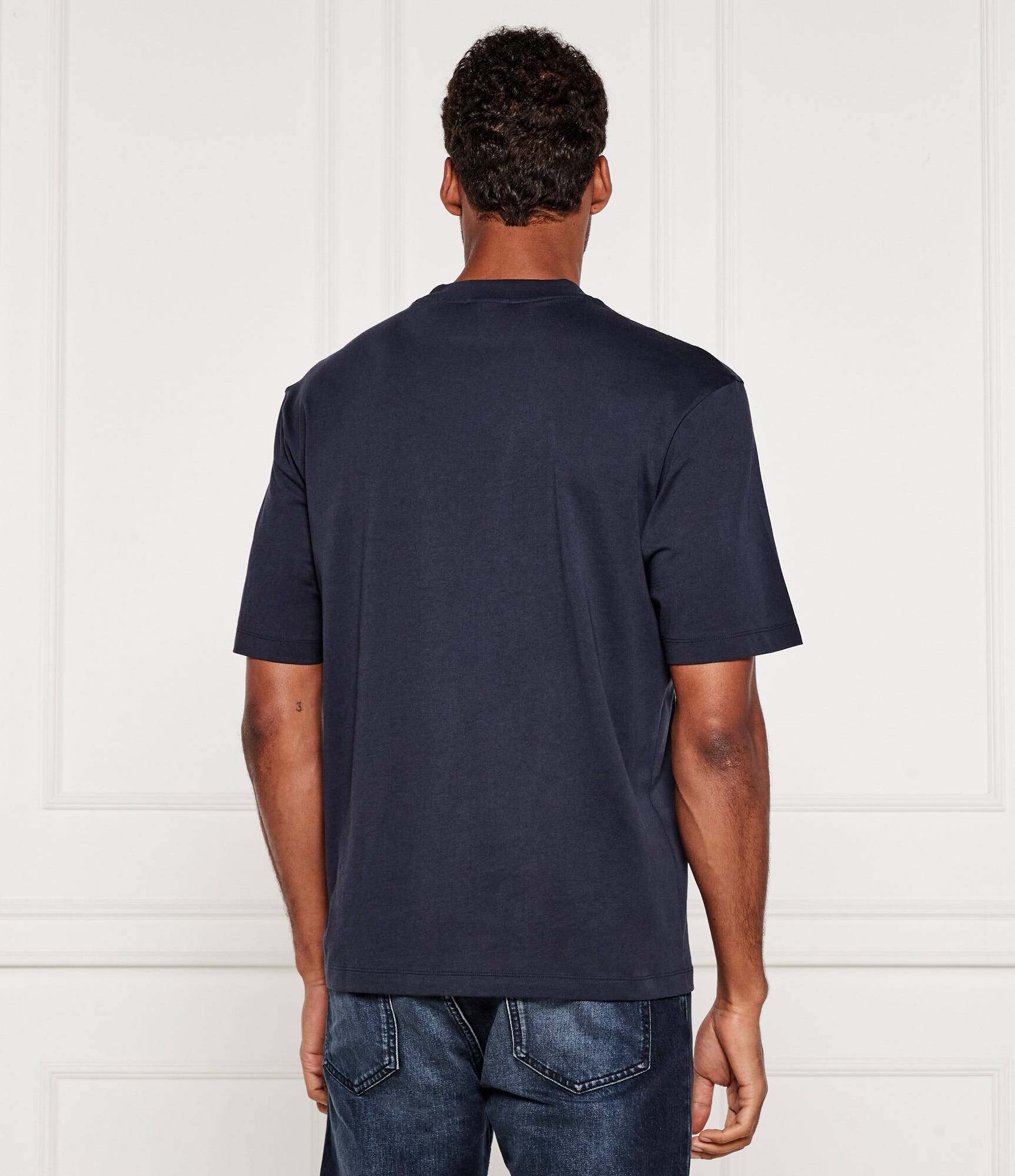 HUGO Blue Tricou Nugix | Loose fit