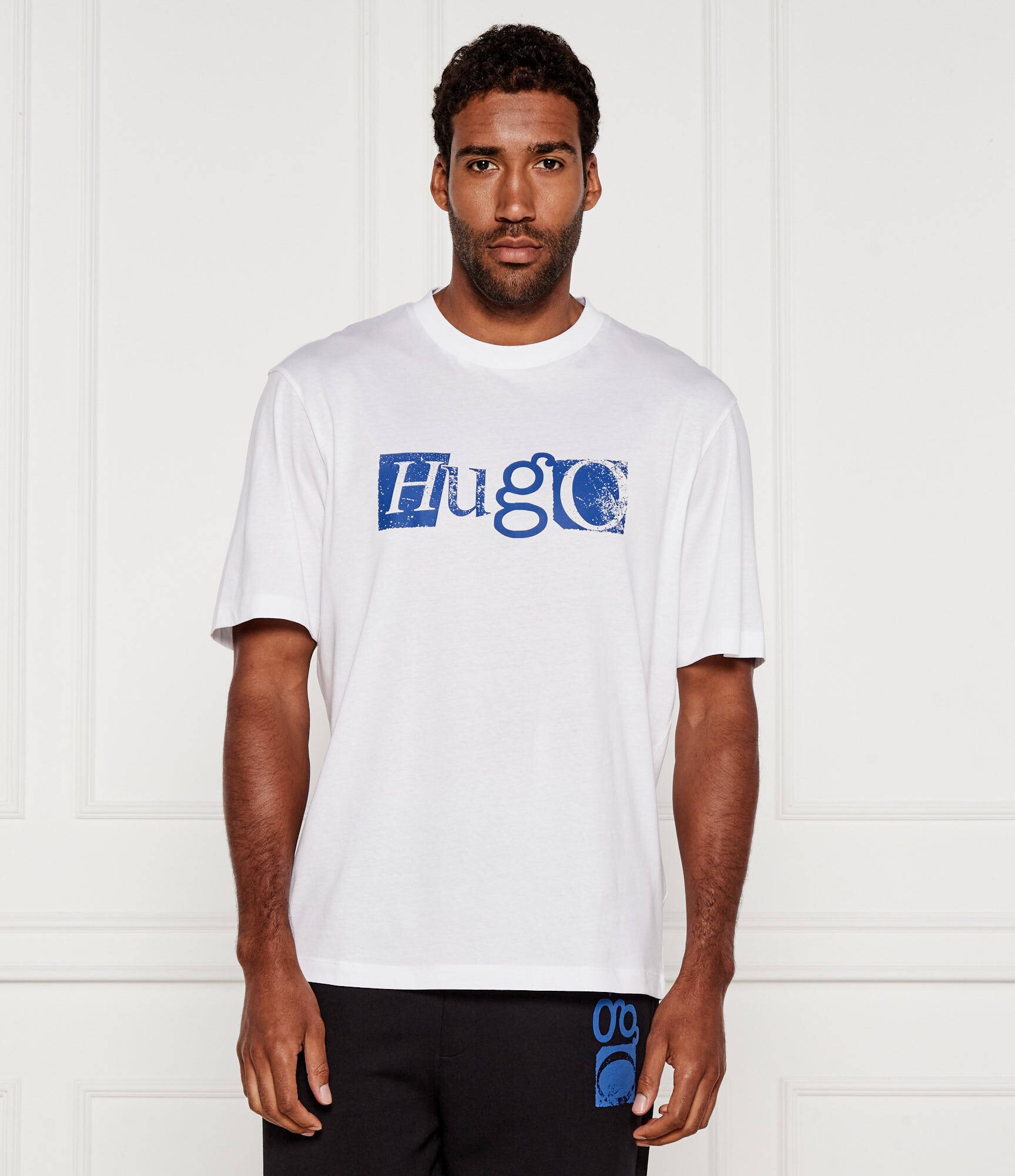 HUGO Blue Tricou Nugix | Loose fit