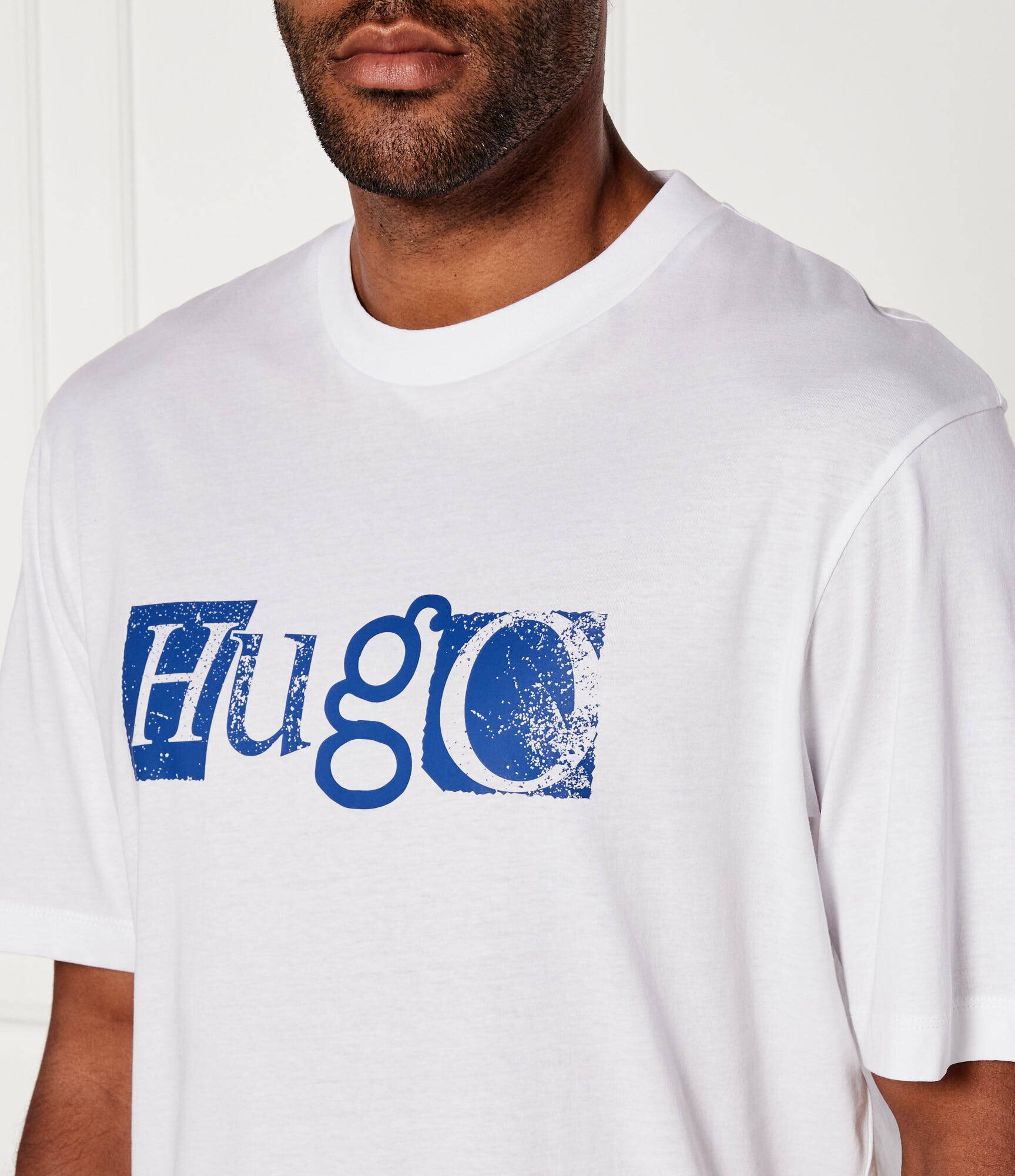 HUGO Blue Tricou Nugix | Loose fit