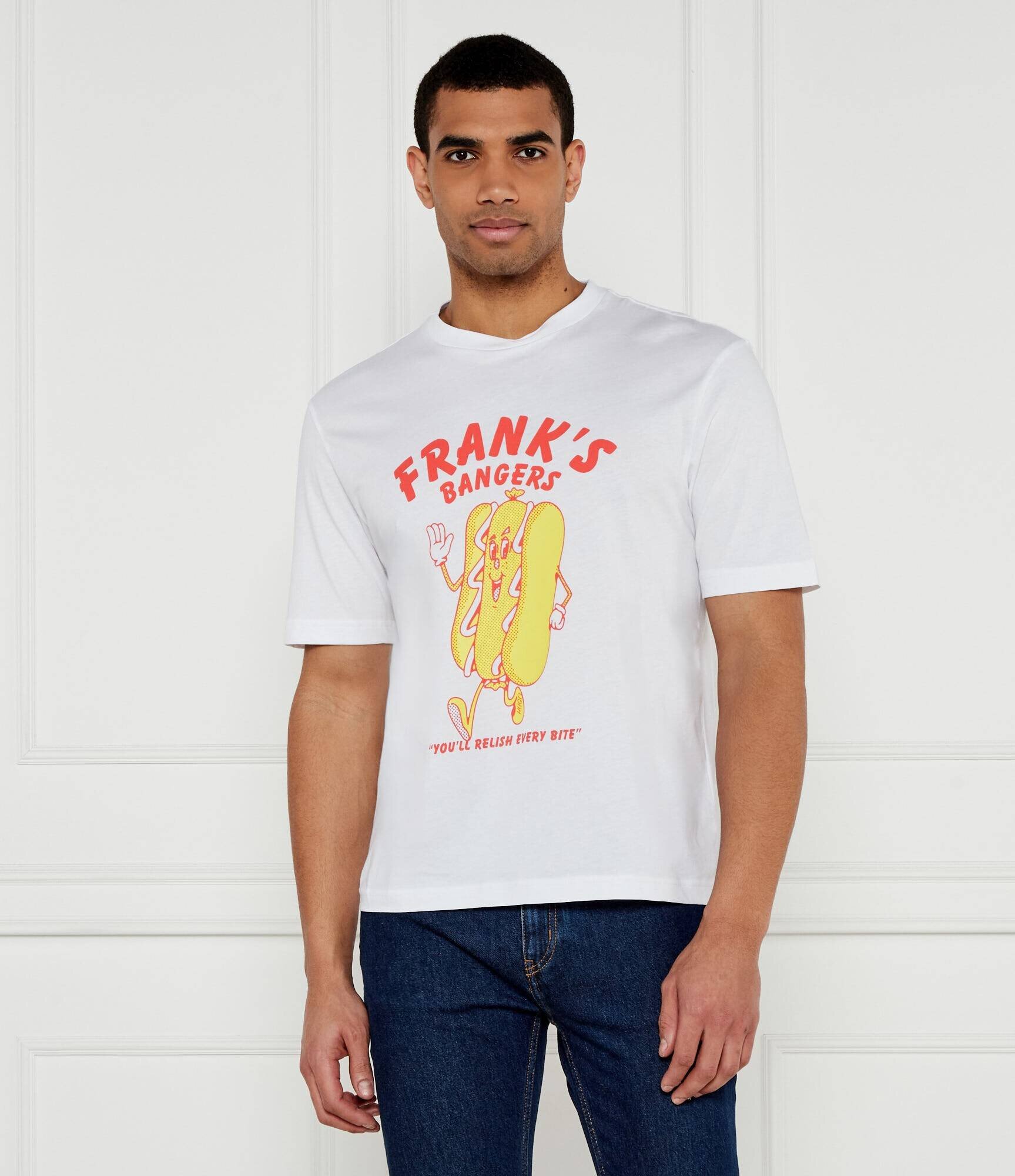 HUGO Blue Tricou Nugotacos | Regular Fit