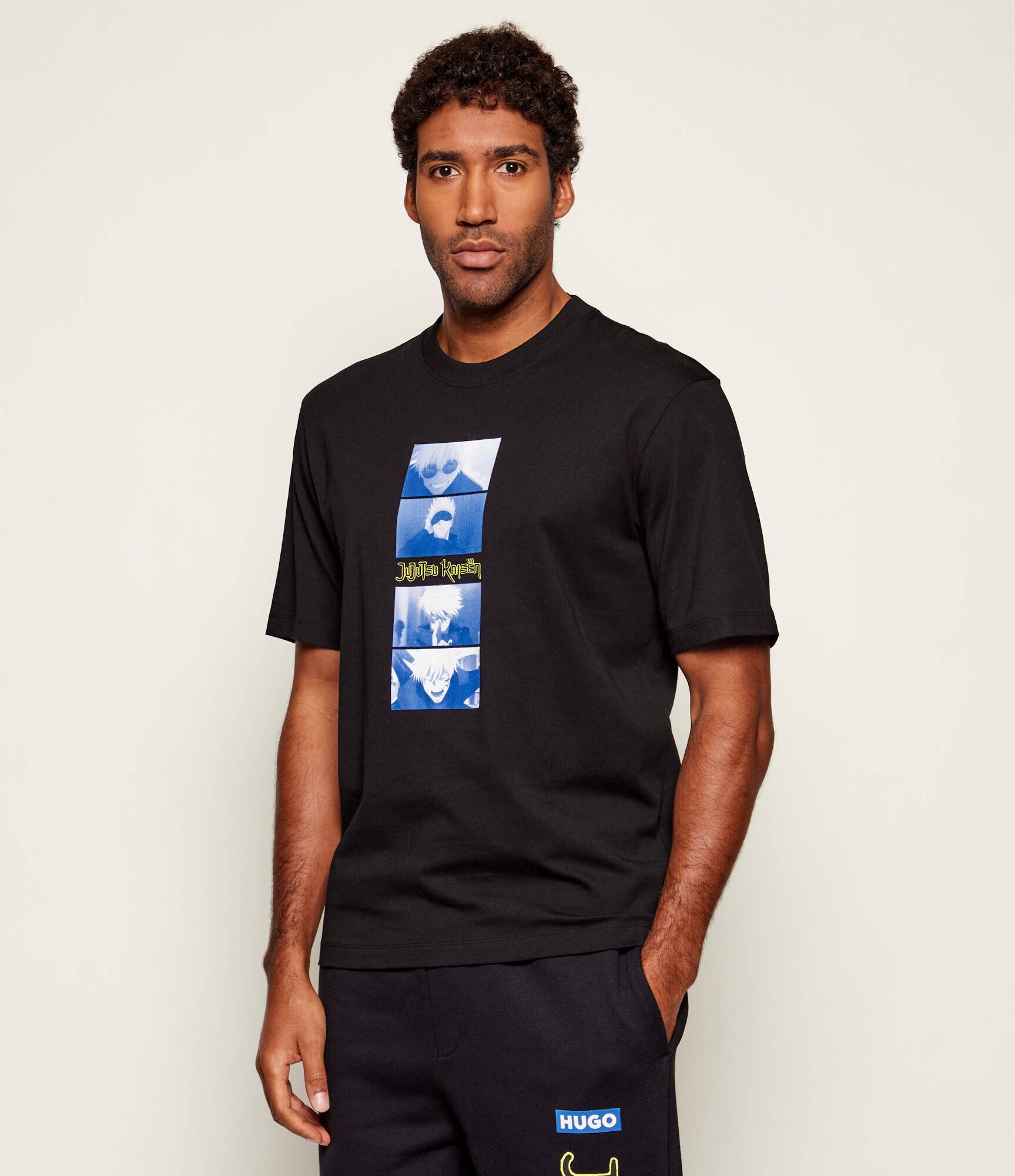 HUGO Blue Tricou Nuley_JJK Hugo x Jujutsu Kaisen | regular fit