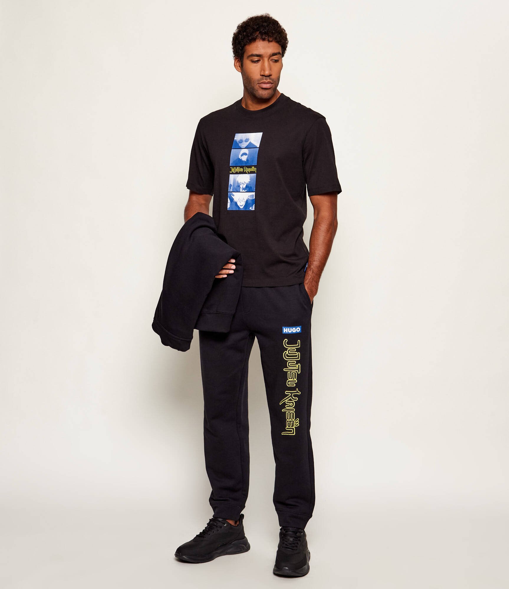 HUGO Blue Tricou Nuley_JJK Hugo x Jujutsu Kaisen | regular fit