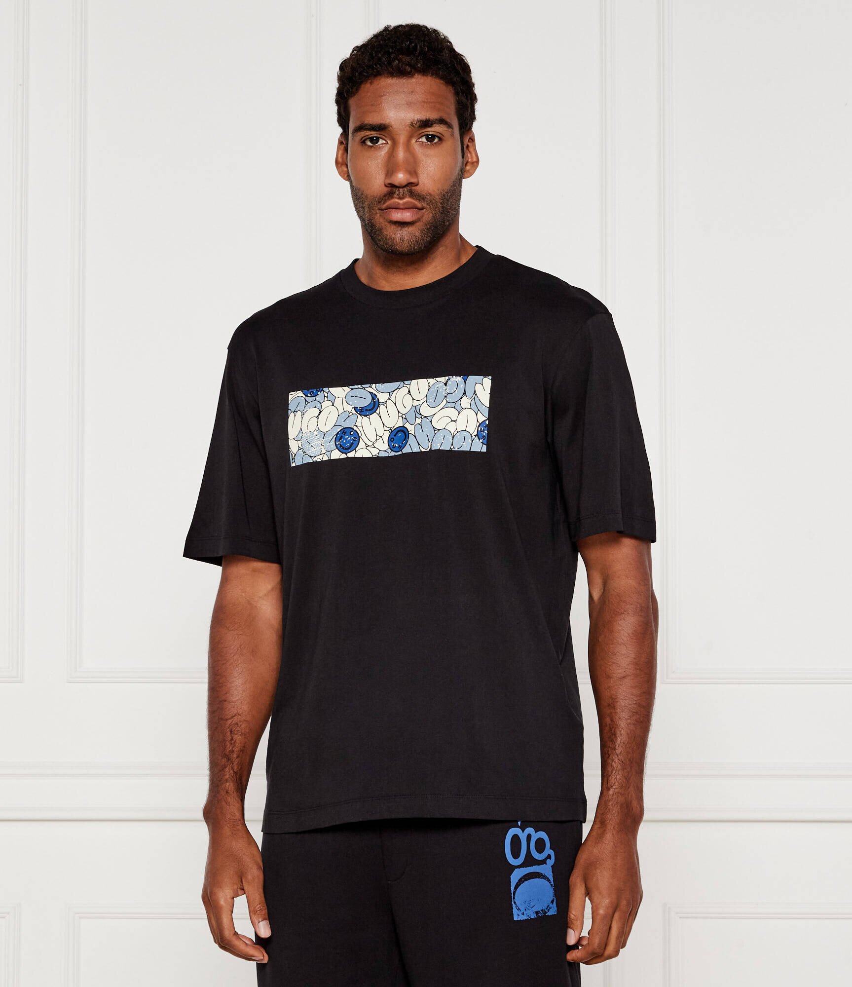 HUGO Blue Tricou Nurix | Regular Fit