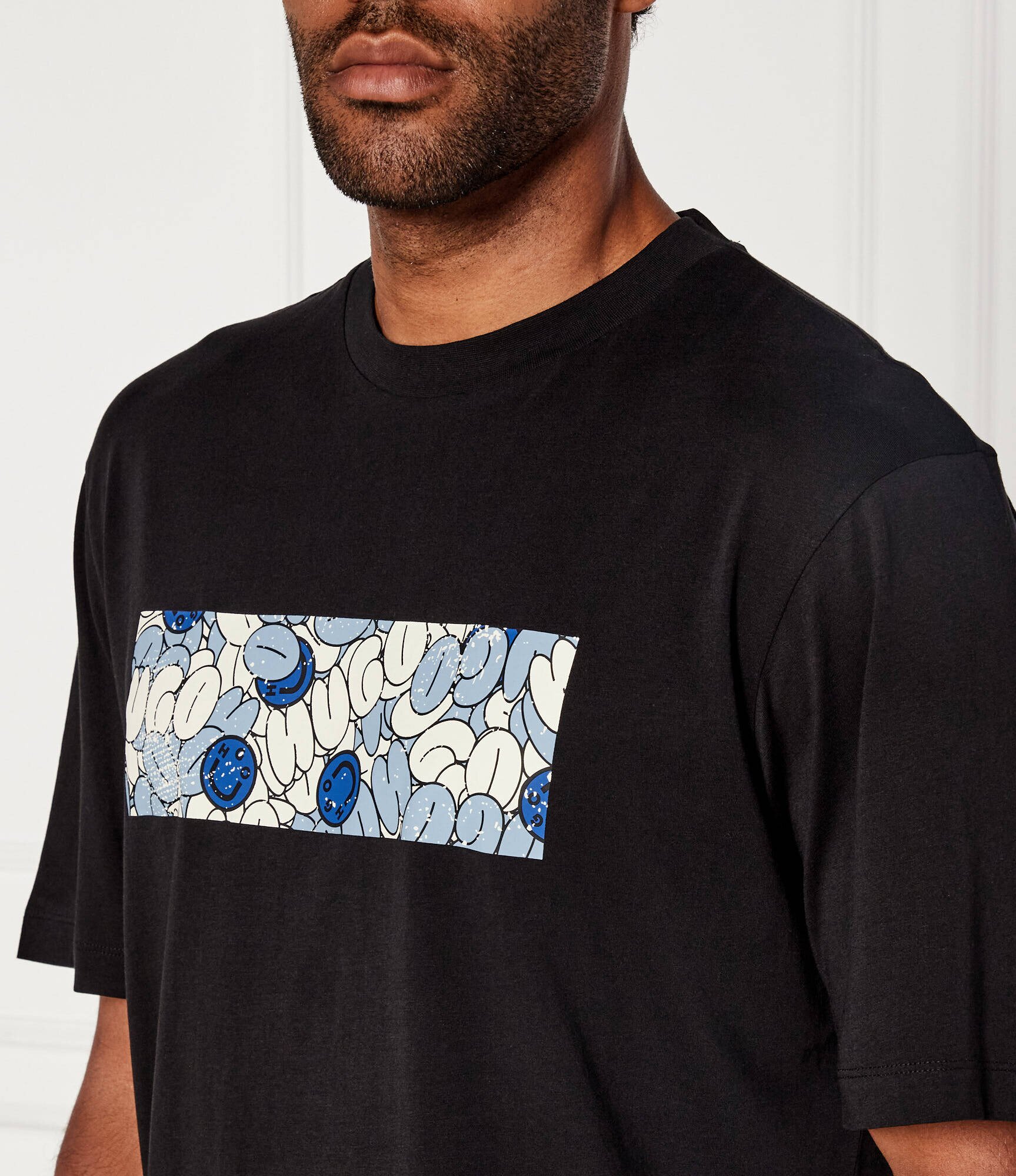 HUGO Blue Tricou Nurix | Regular Fit