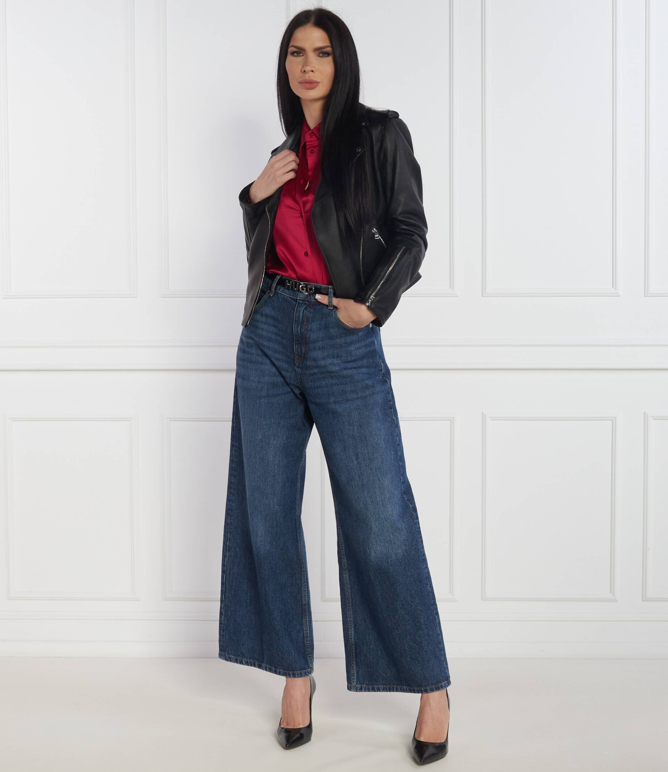 HUGO Blugi Galeva | flare fit